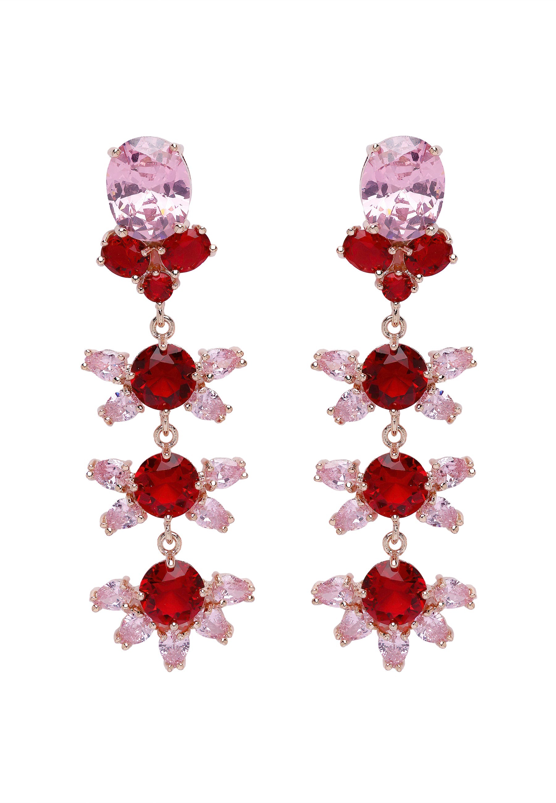 Diva Floral Dangle Earrings