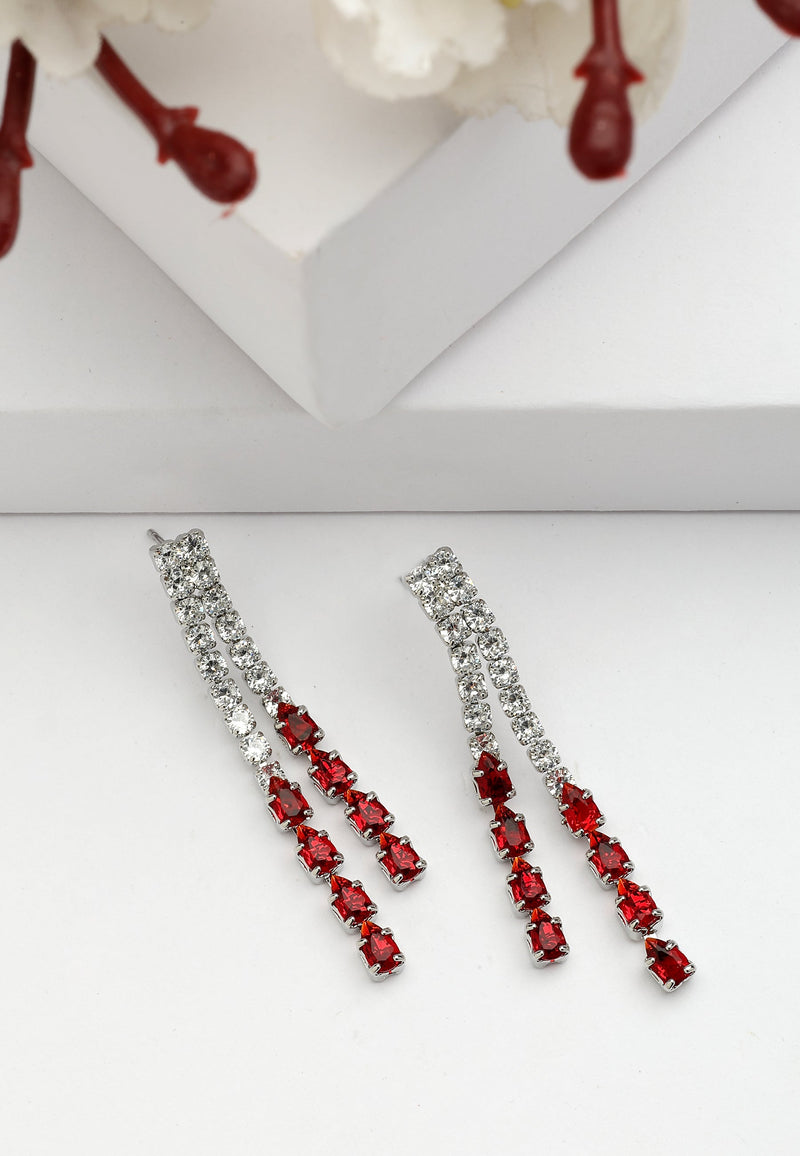 Diva Asymmetrical Dangle Earrings