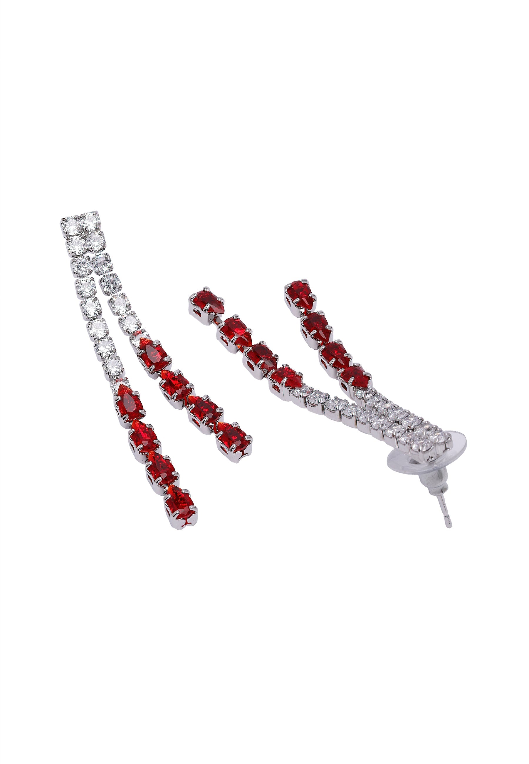 Diva Asymmetrical Dangle Earrings