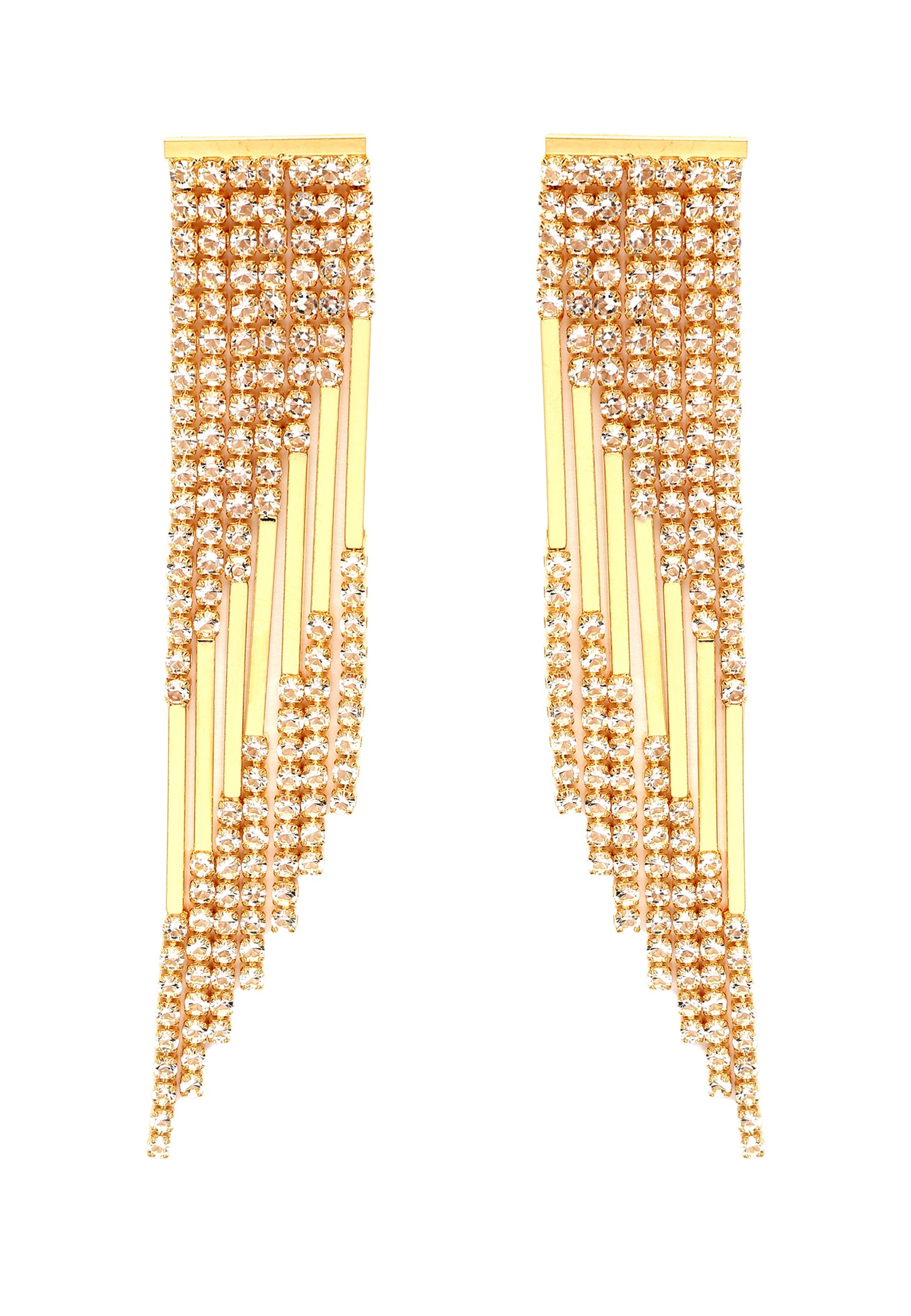 Boucles d'oreilles pendantes à franges Diva