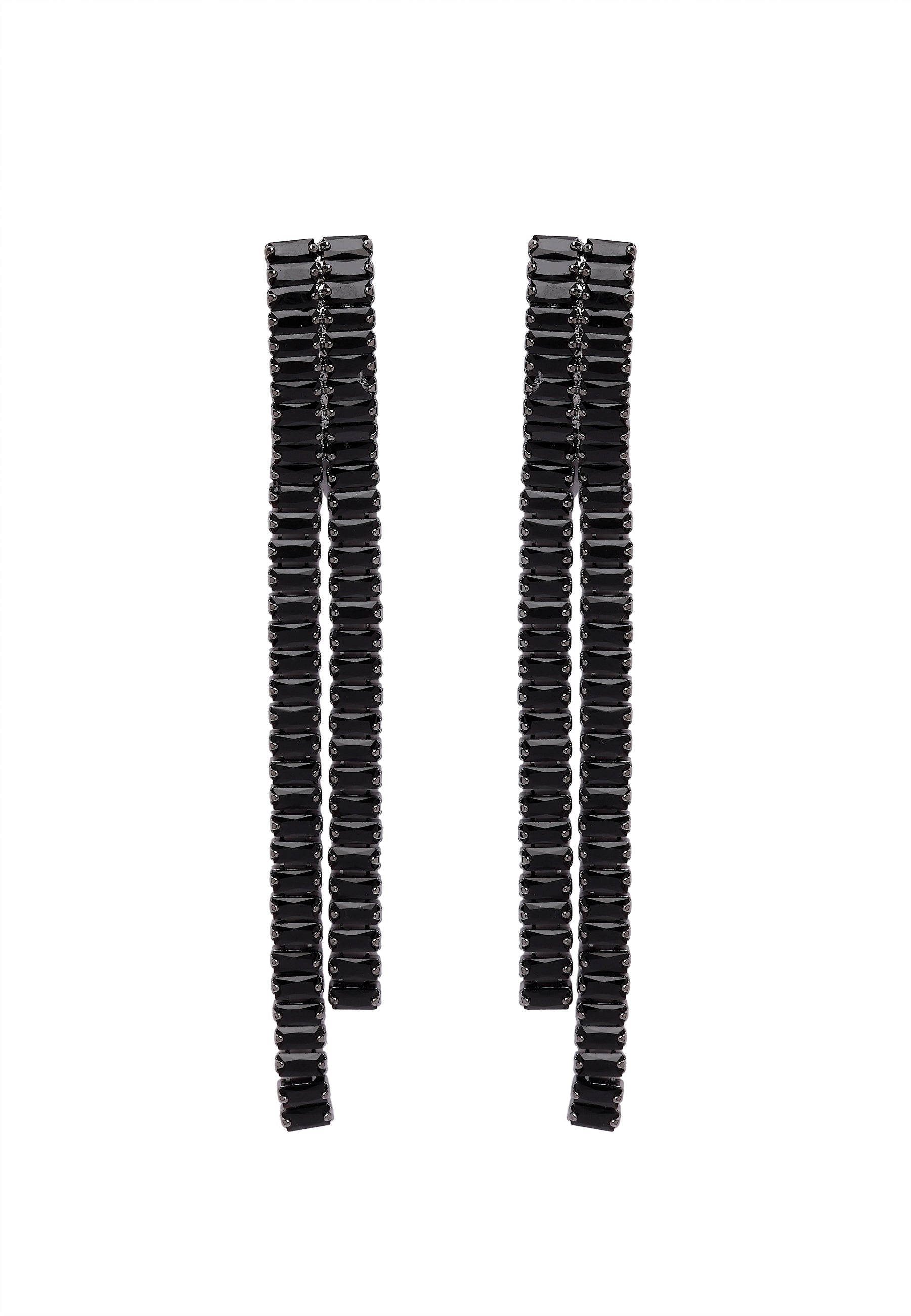 Diva Asymmetrical Dangle Earrings