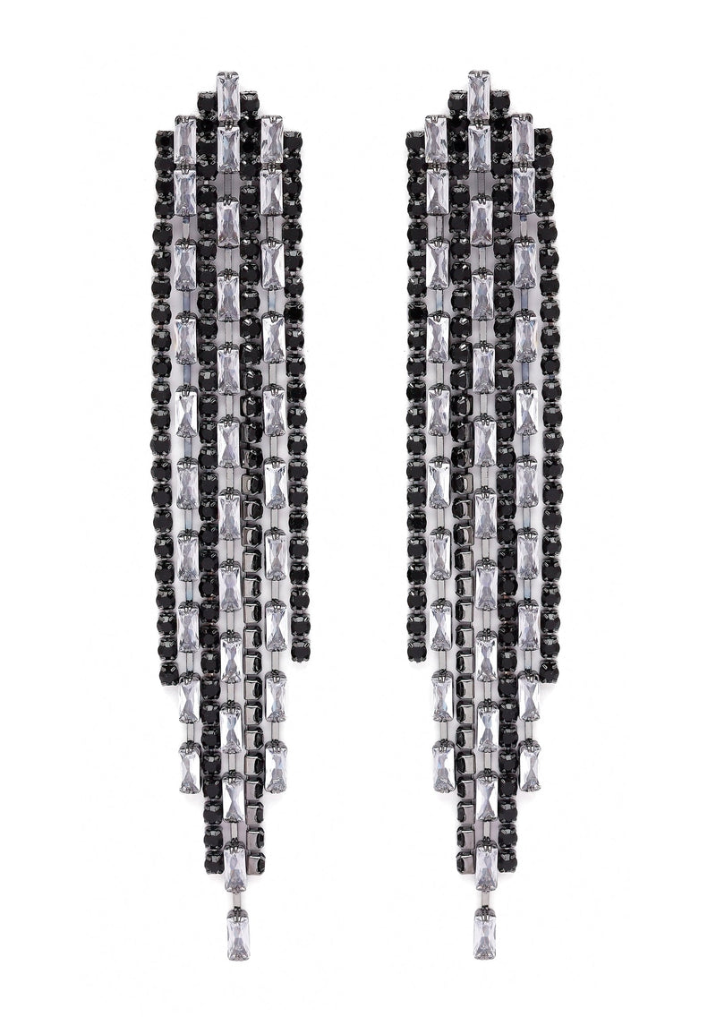 Boucles d'oreilles pendantes à franges Diva