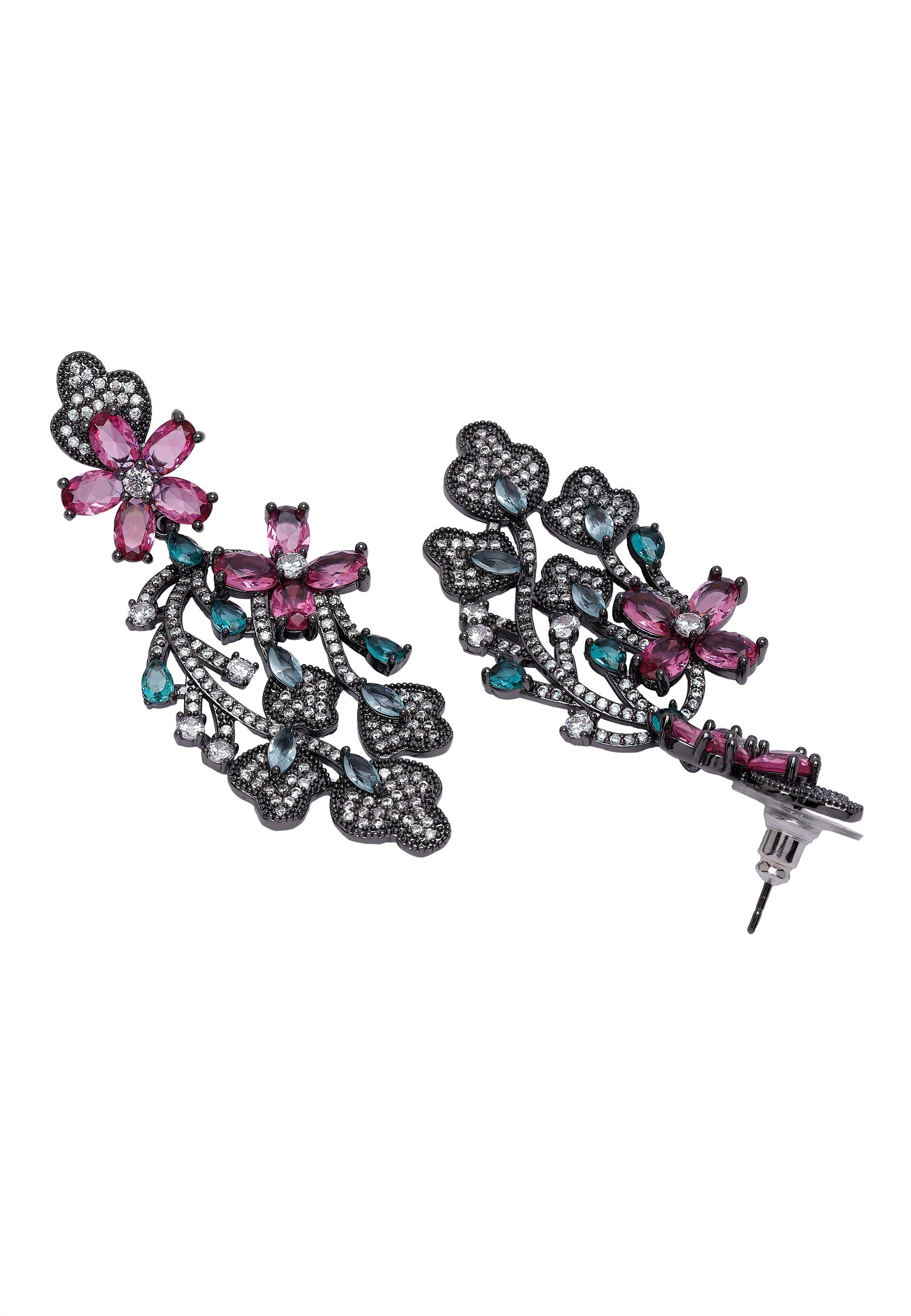 Diva Floral Drop Earrings