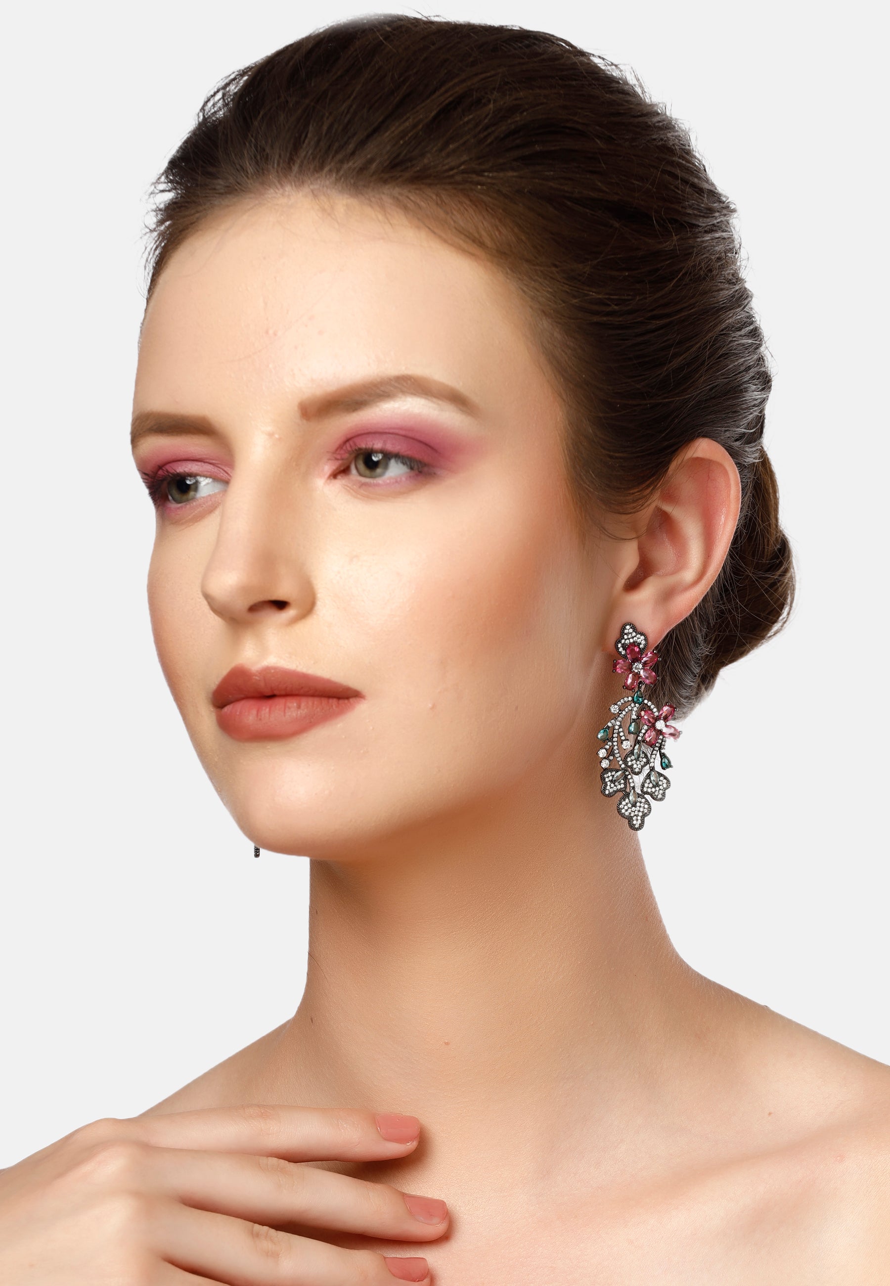 Diva Floral Drop Earrings
