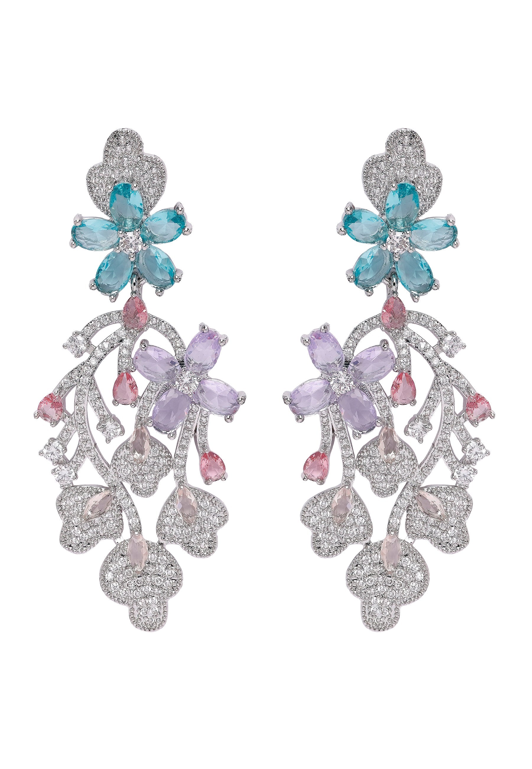 Diva Floral Drop Earrings