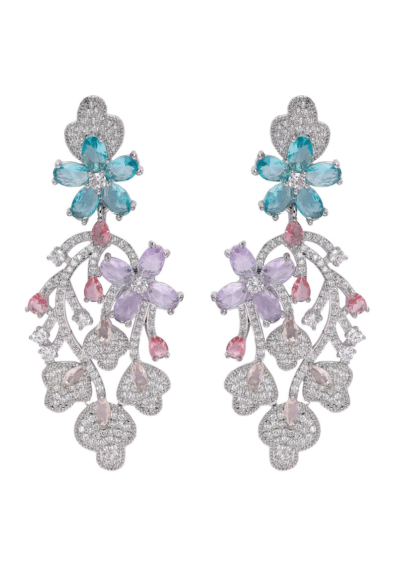 Diva Floral Drop Earrings