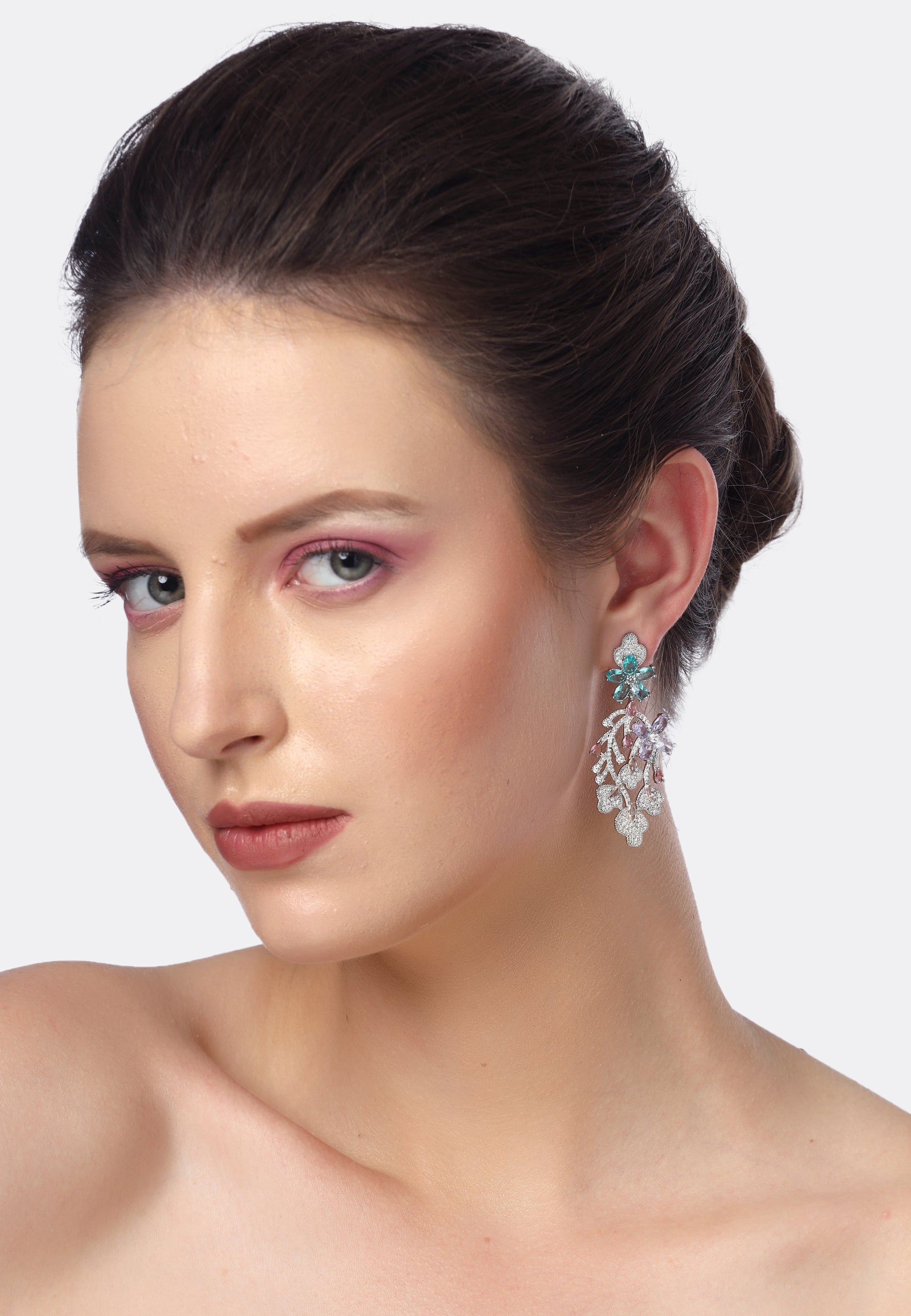 Diva Floral Drop Earrings