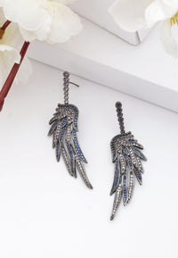 Boucles d'oreilles pendantes Diva Angel Wing