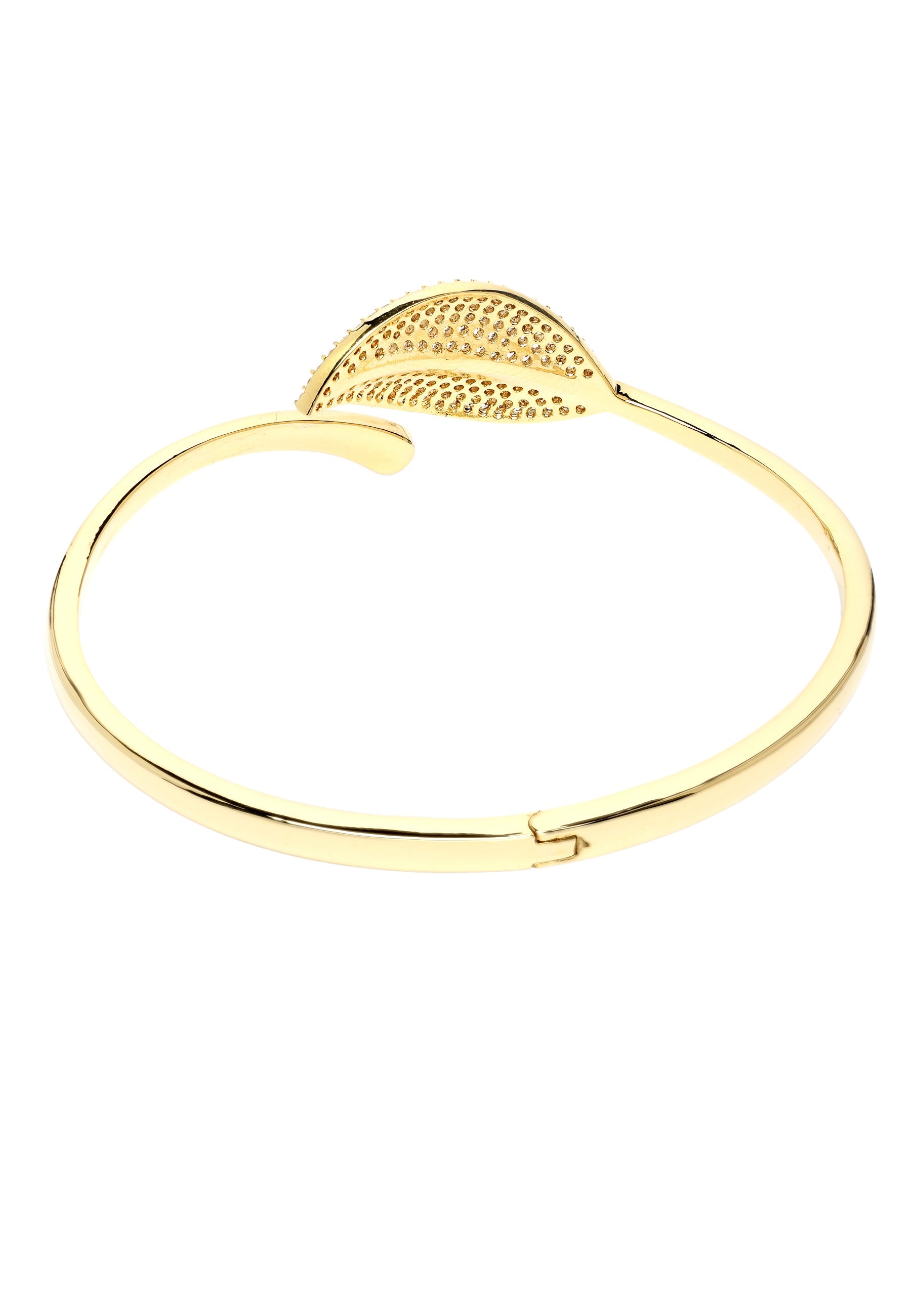 Diva Classy Leaf Cuff Bracelet