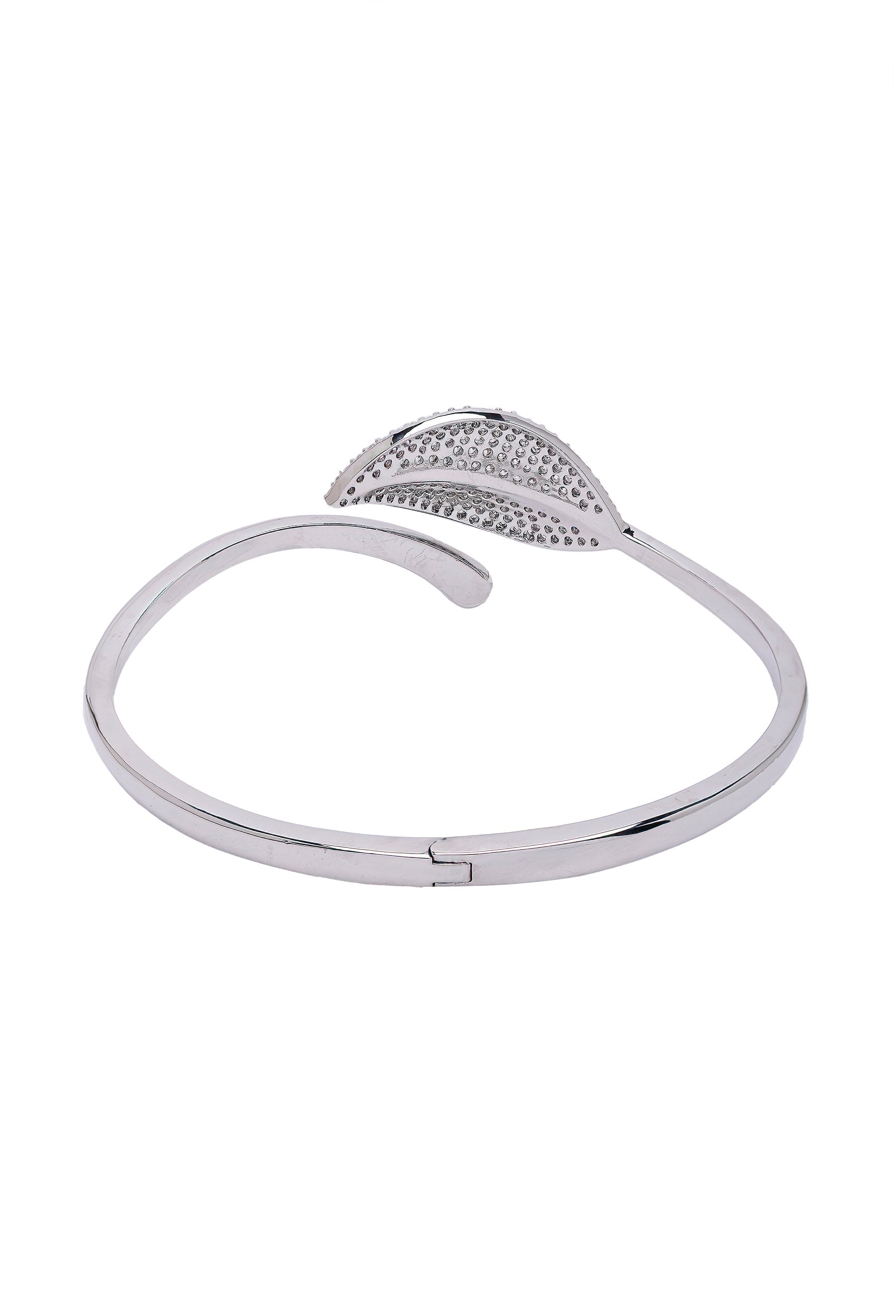 Diva Classy Leaf Cuff Bracelet