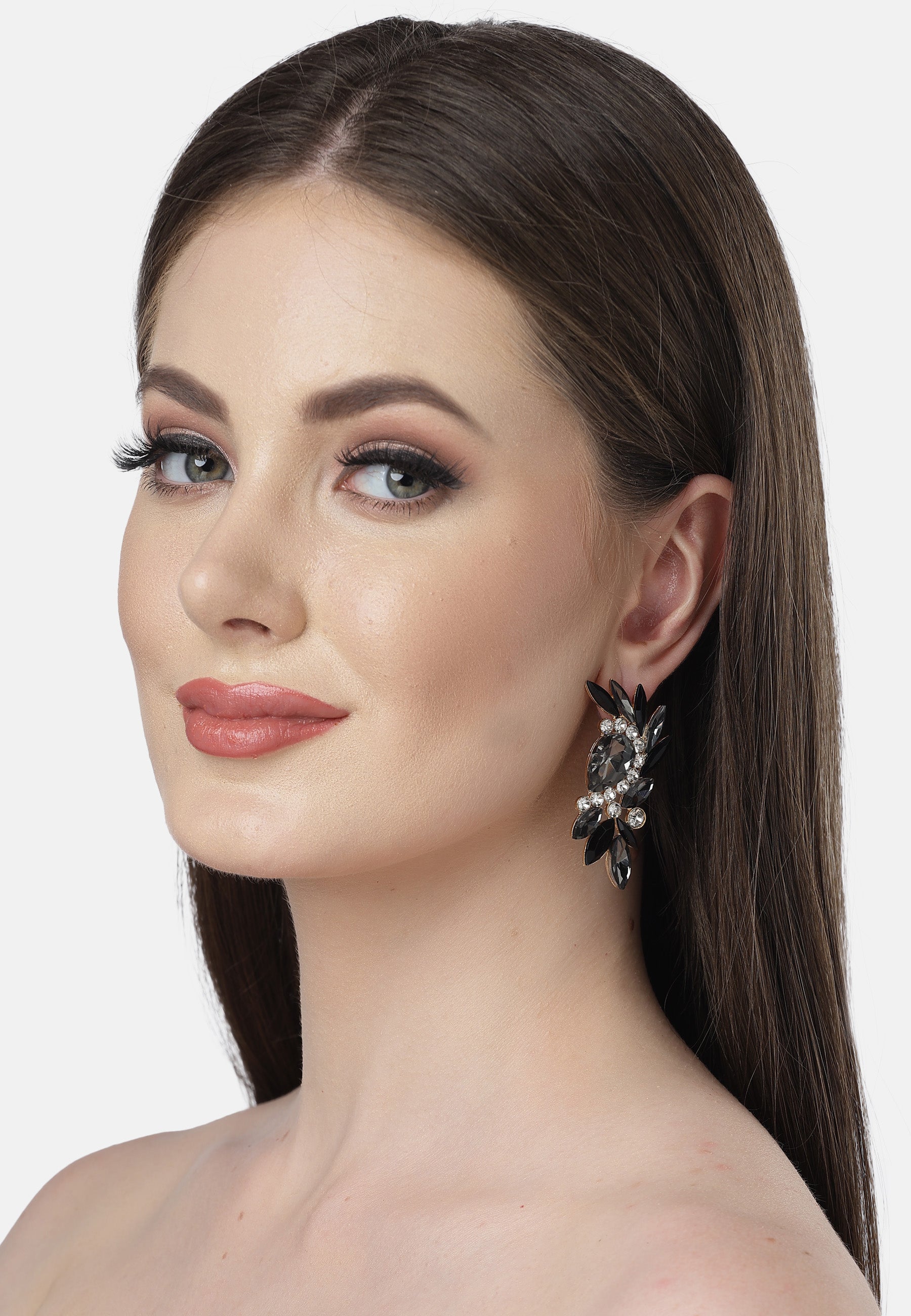 Boucles d'oreilles puces à feuilles