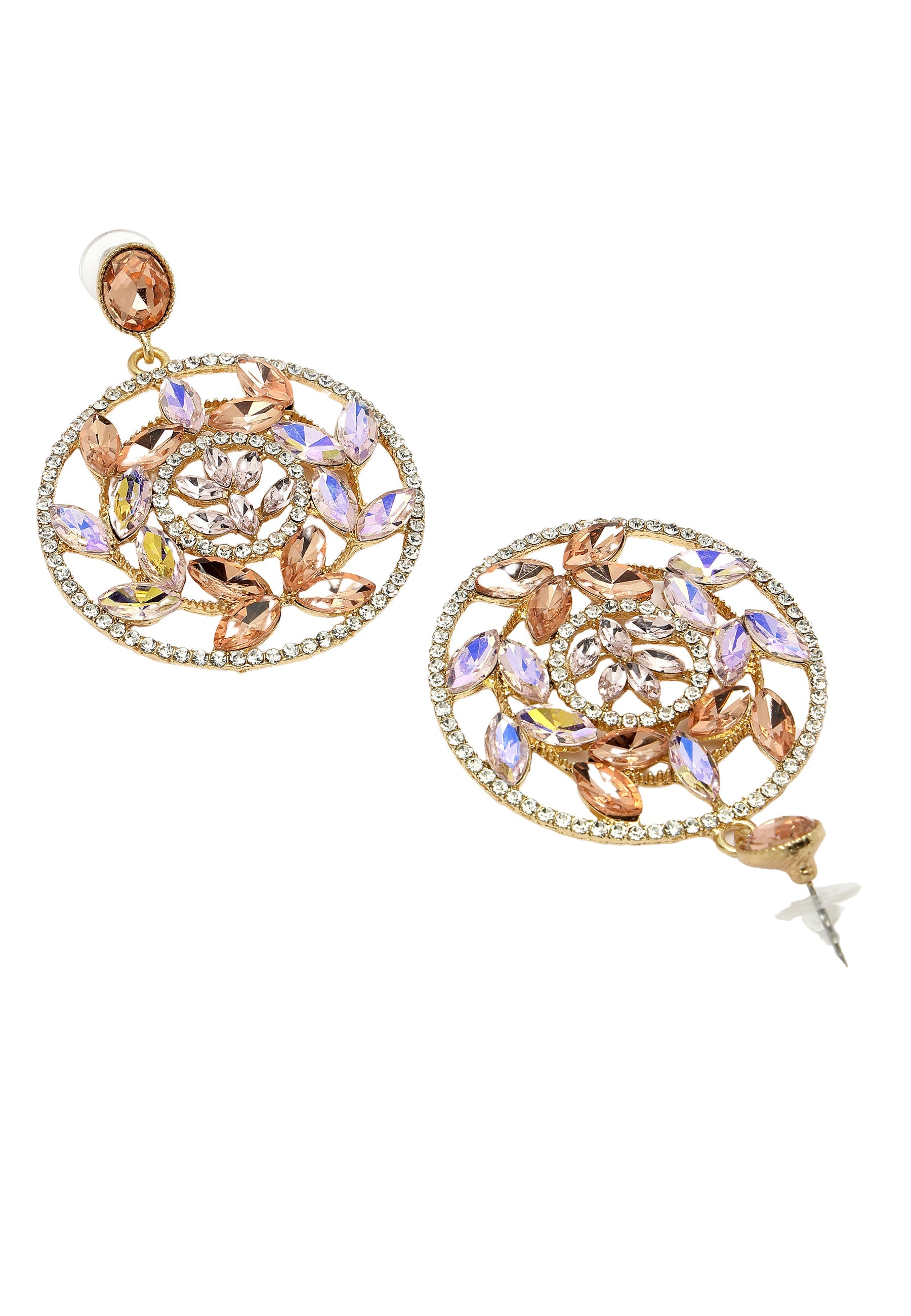 Dainty Hollow Floral Drop Earrings