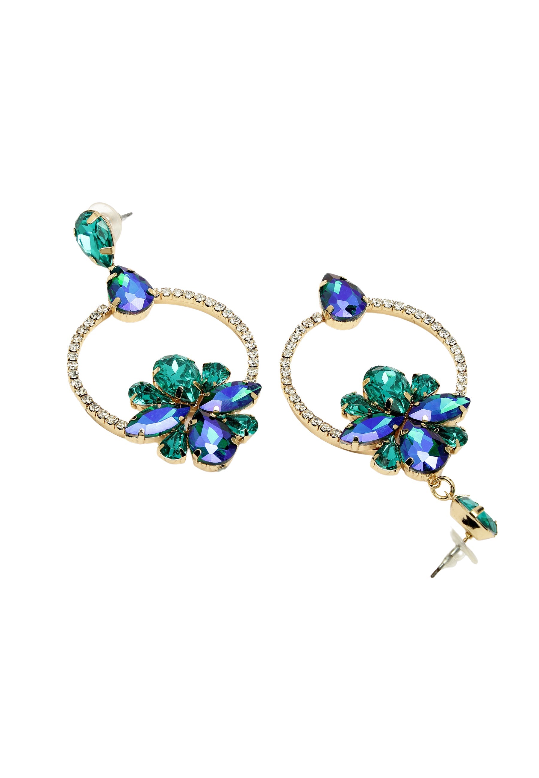 Delicate Floral Drop Earrings