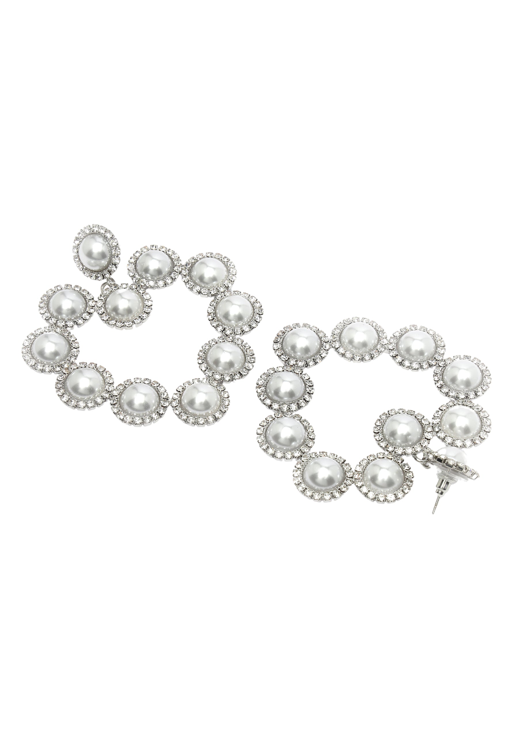 Heart Shaped Drop Earrings