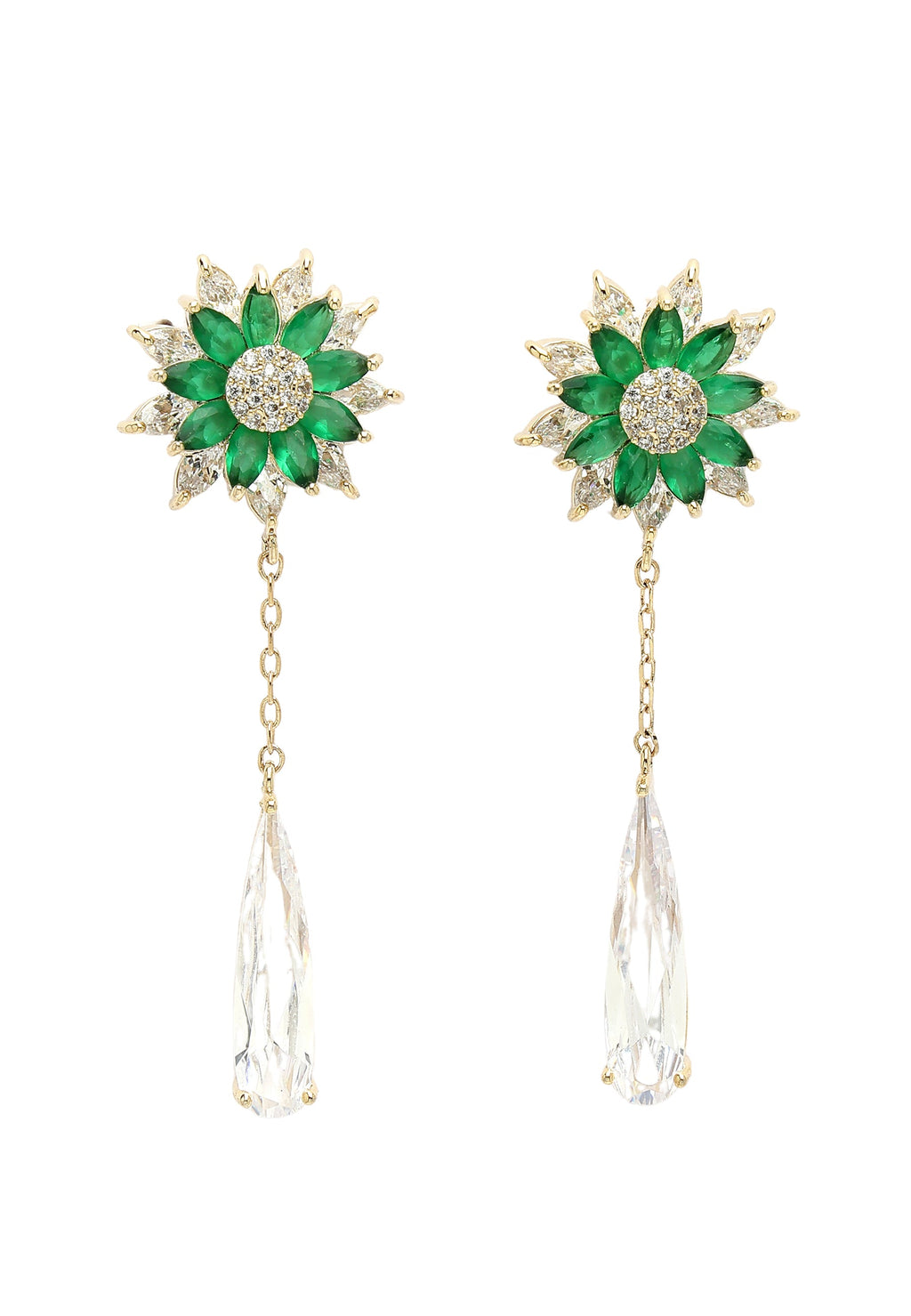 Sunflower Dangling Earrings