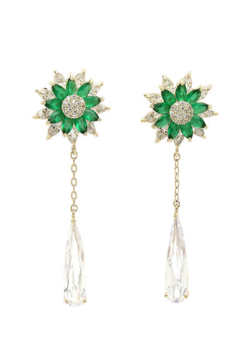 Sunflower Dangling Earrings