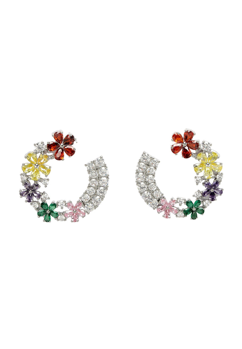 Dainty Floral Hoops