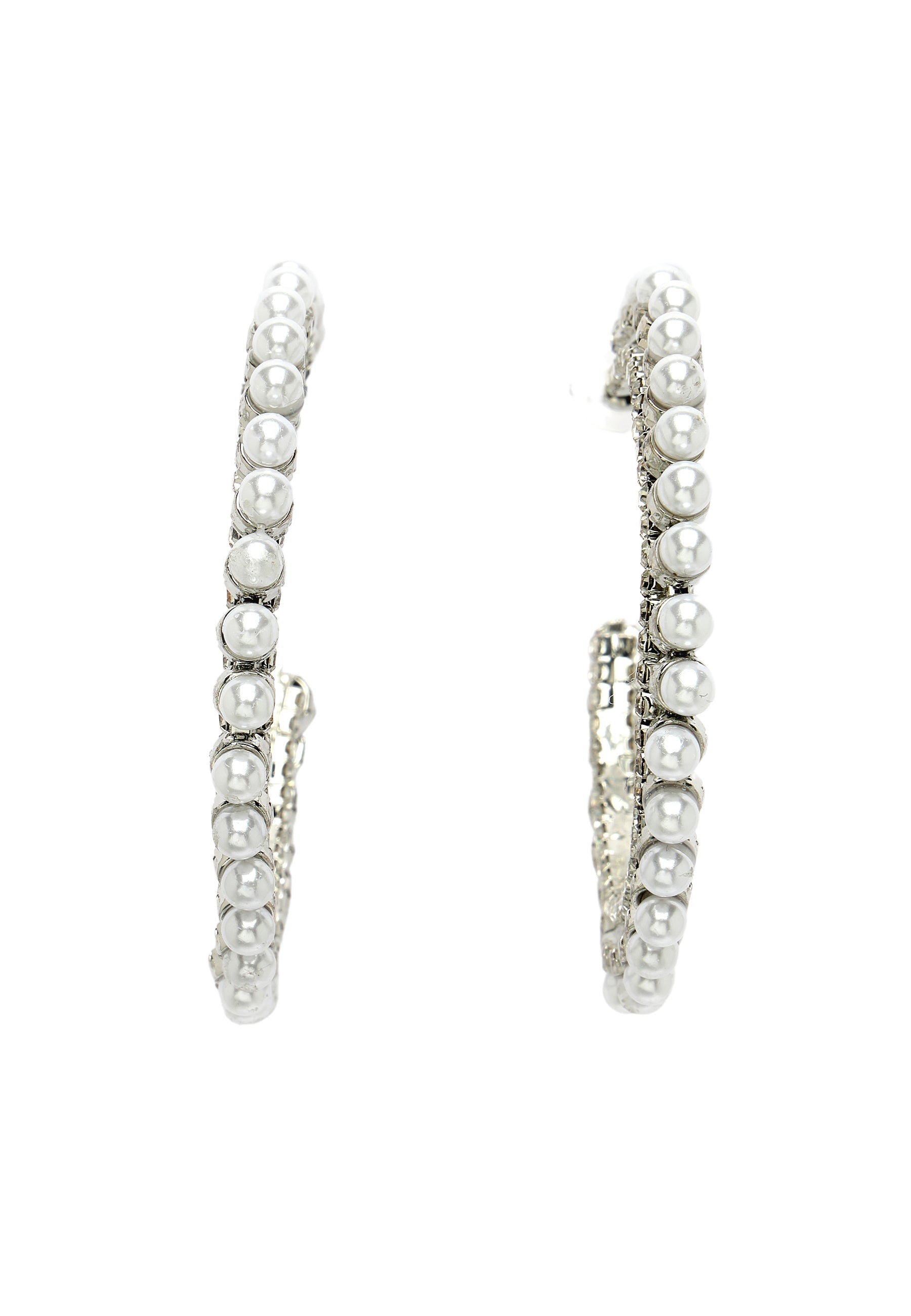 C-Shaped Hoop Earrings