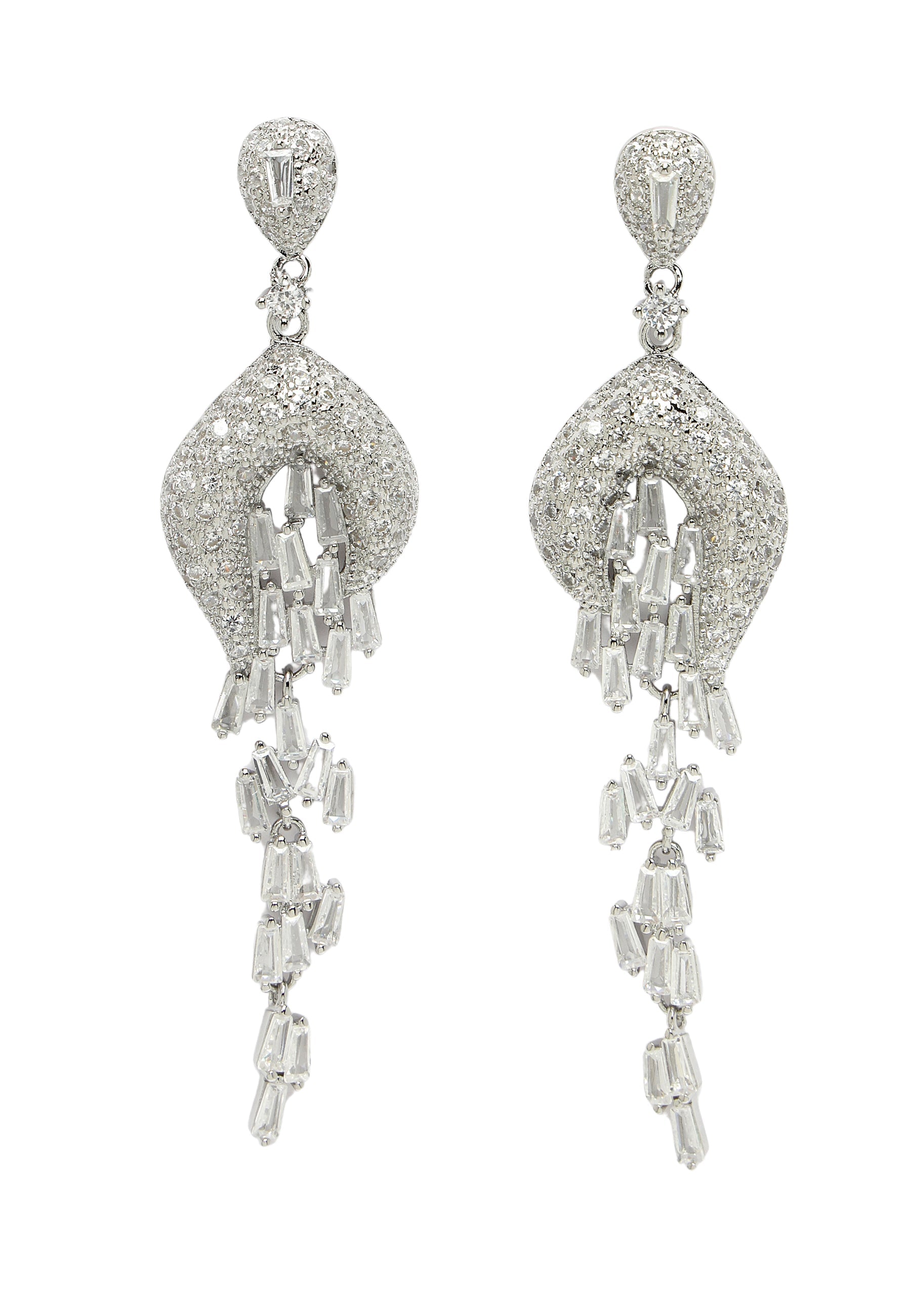 Cubic Zirconia Drop Earrings