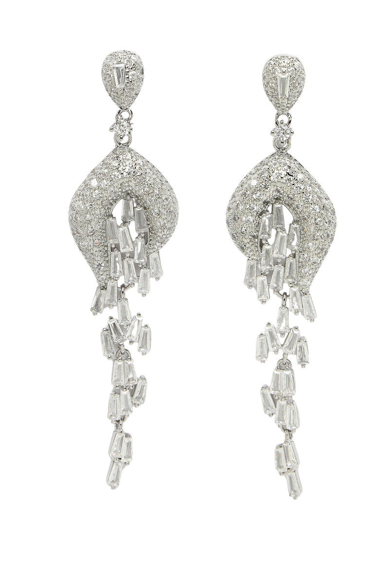 Cubic Zirconia Drop Earrings