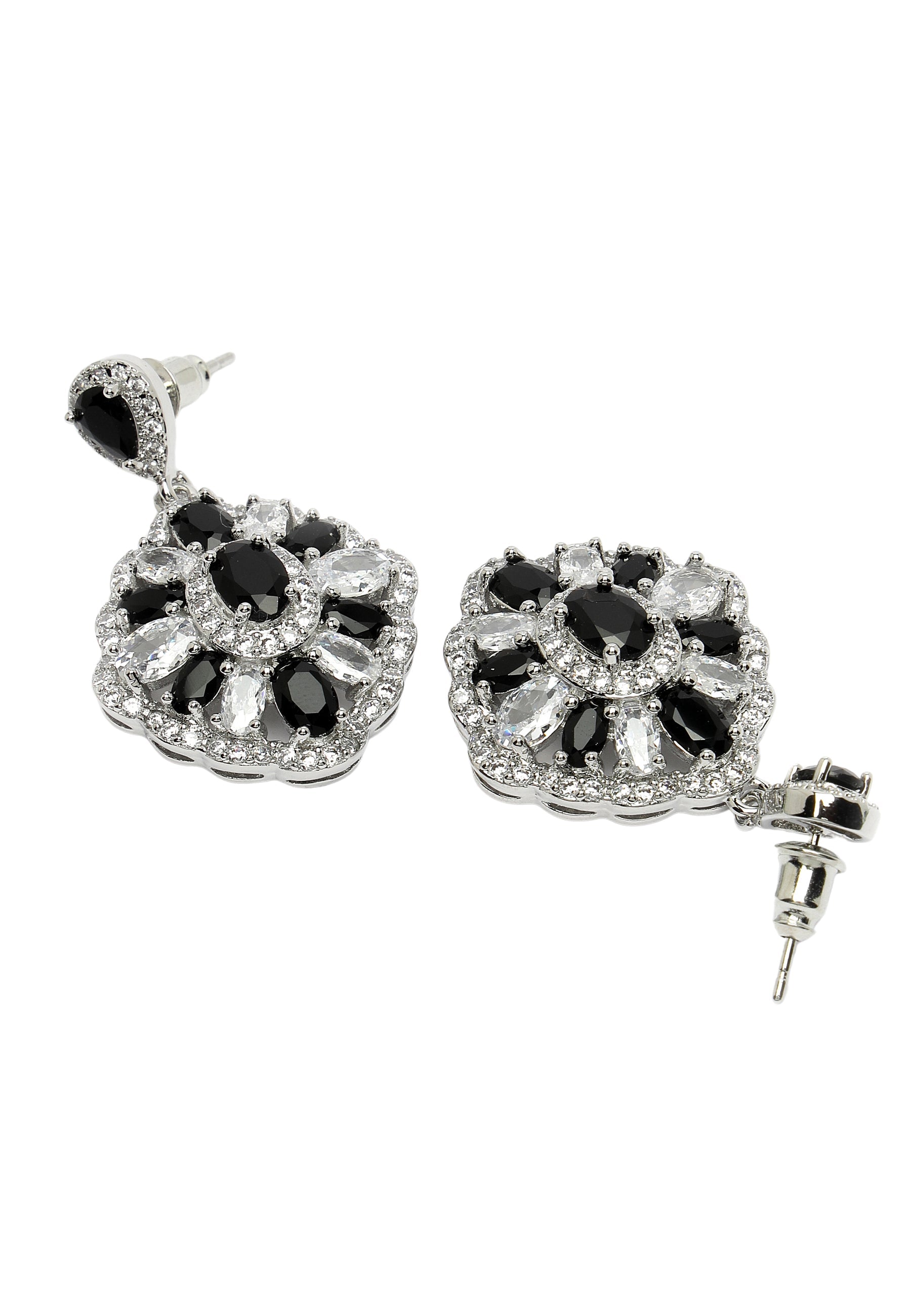 Cubic Zirconia Statement Earrings