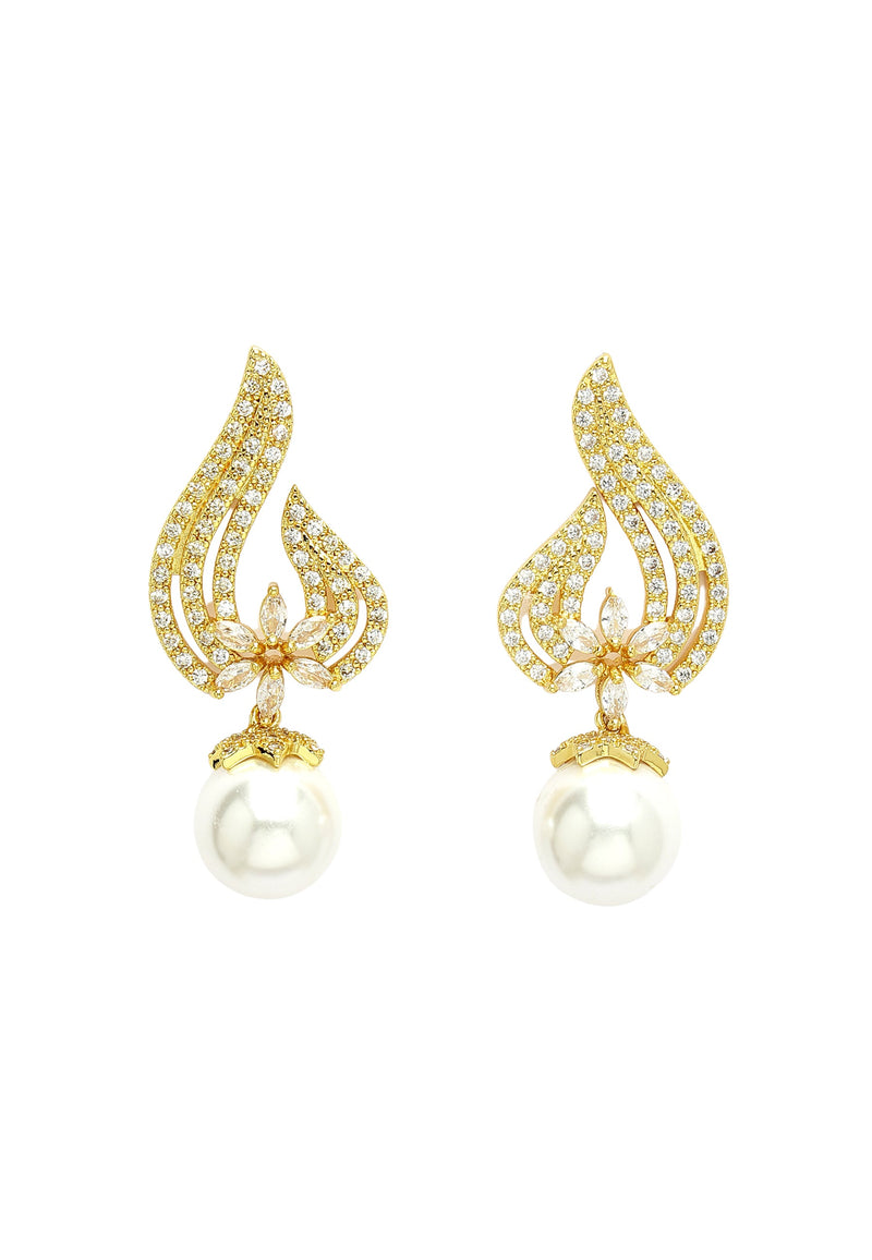 Gouttes minimalistes en zircone cubique