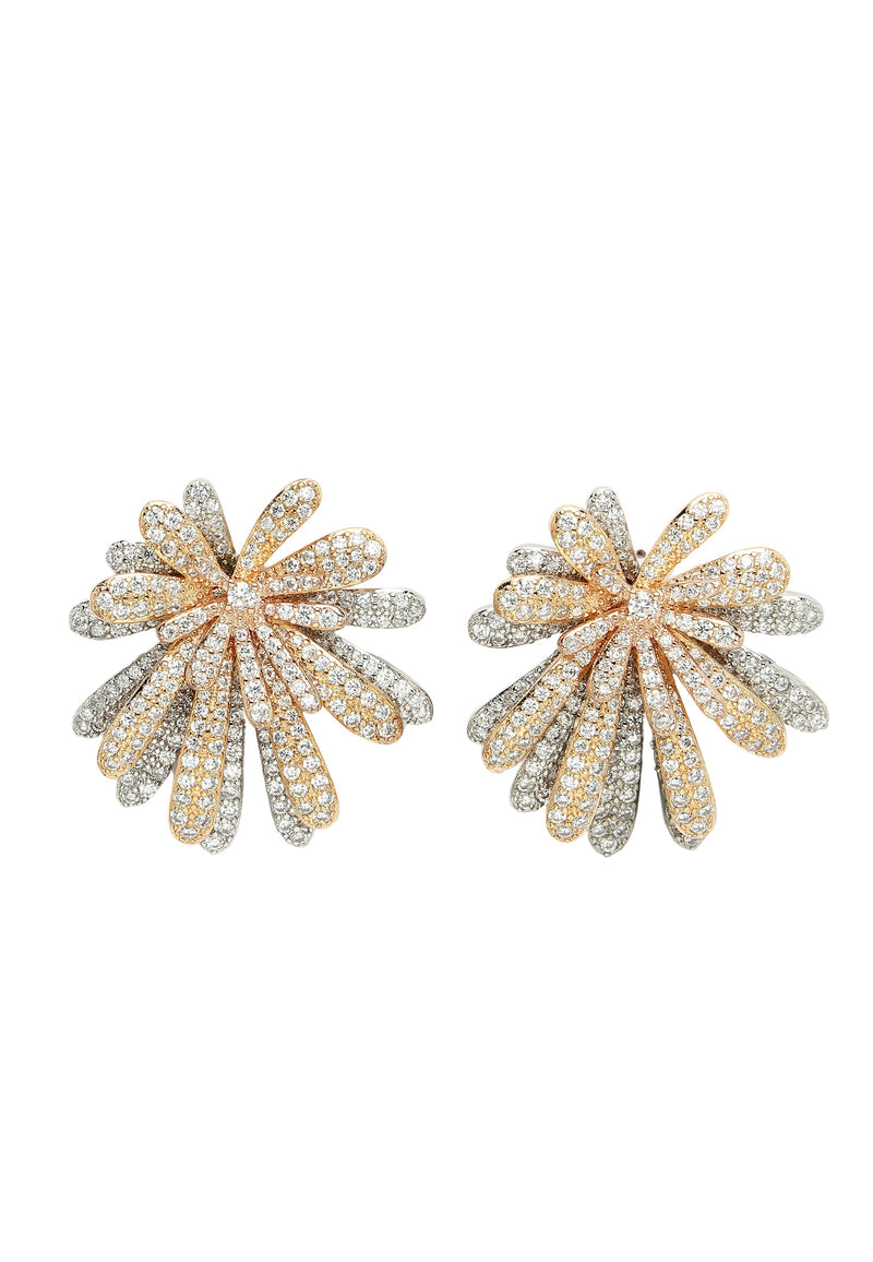 Daisy Zirconia Studs