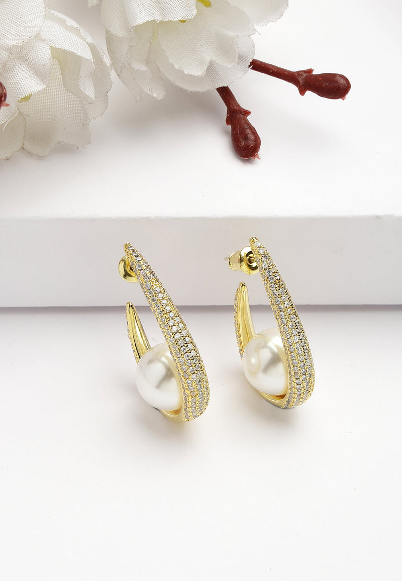Boucles d'oreilles iconiques Sling Pearl