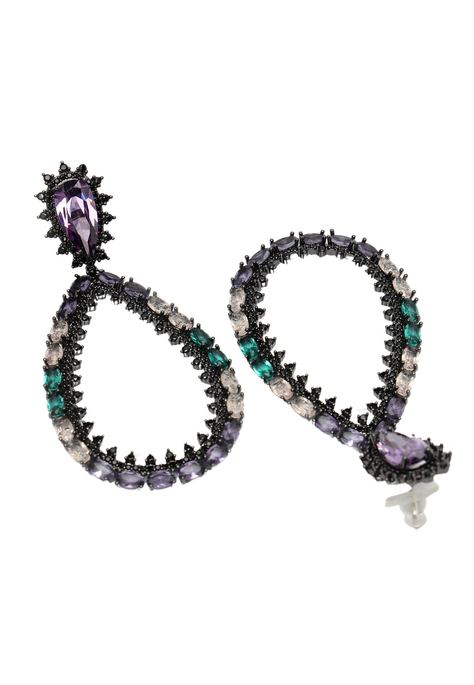 Zirconia Water Drop Earrings