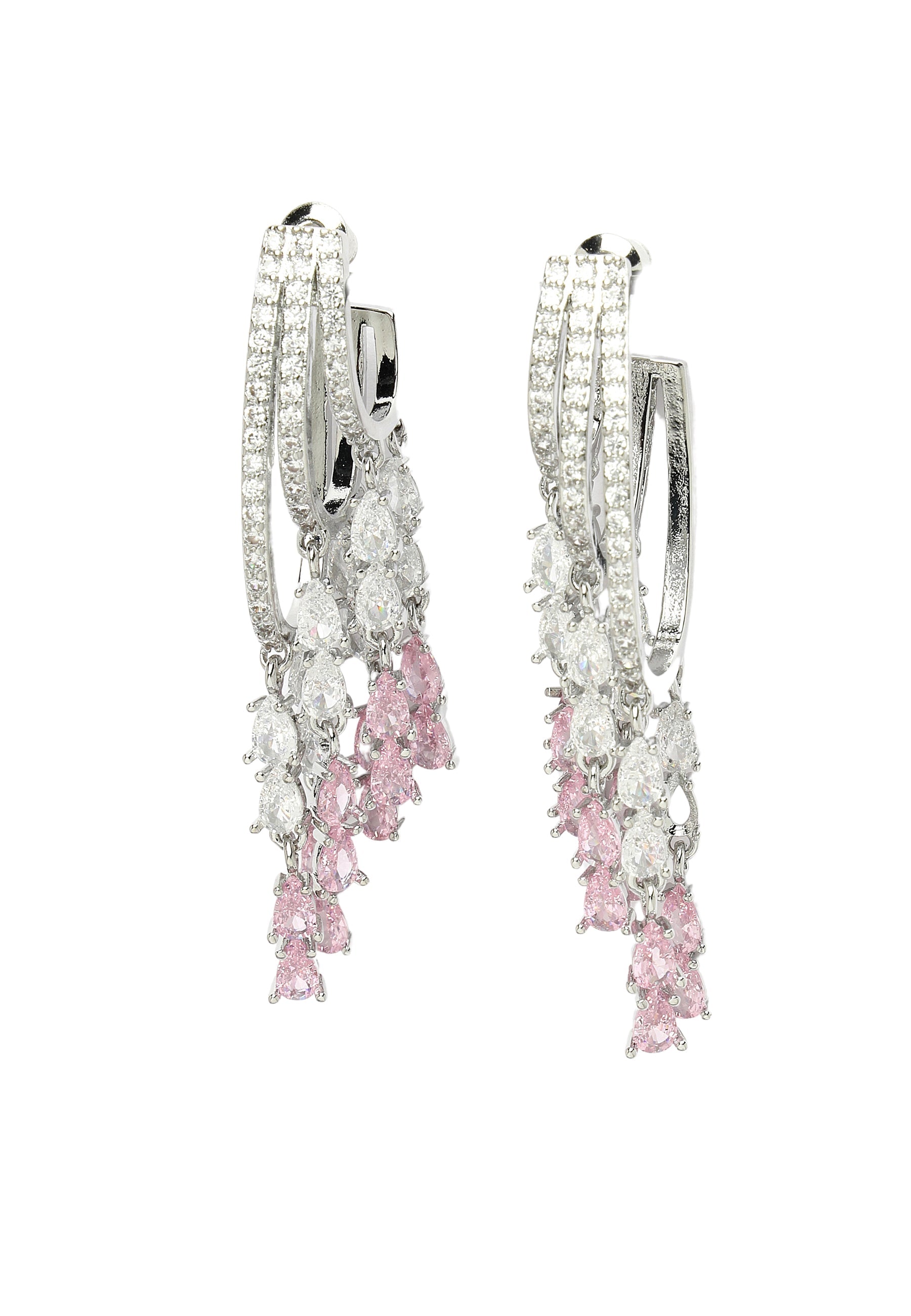 Zirconia Dangle Earrings