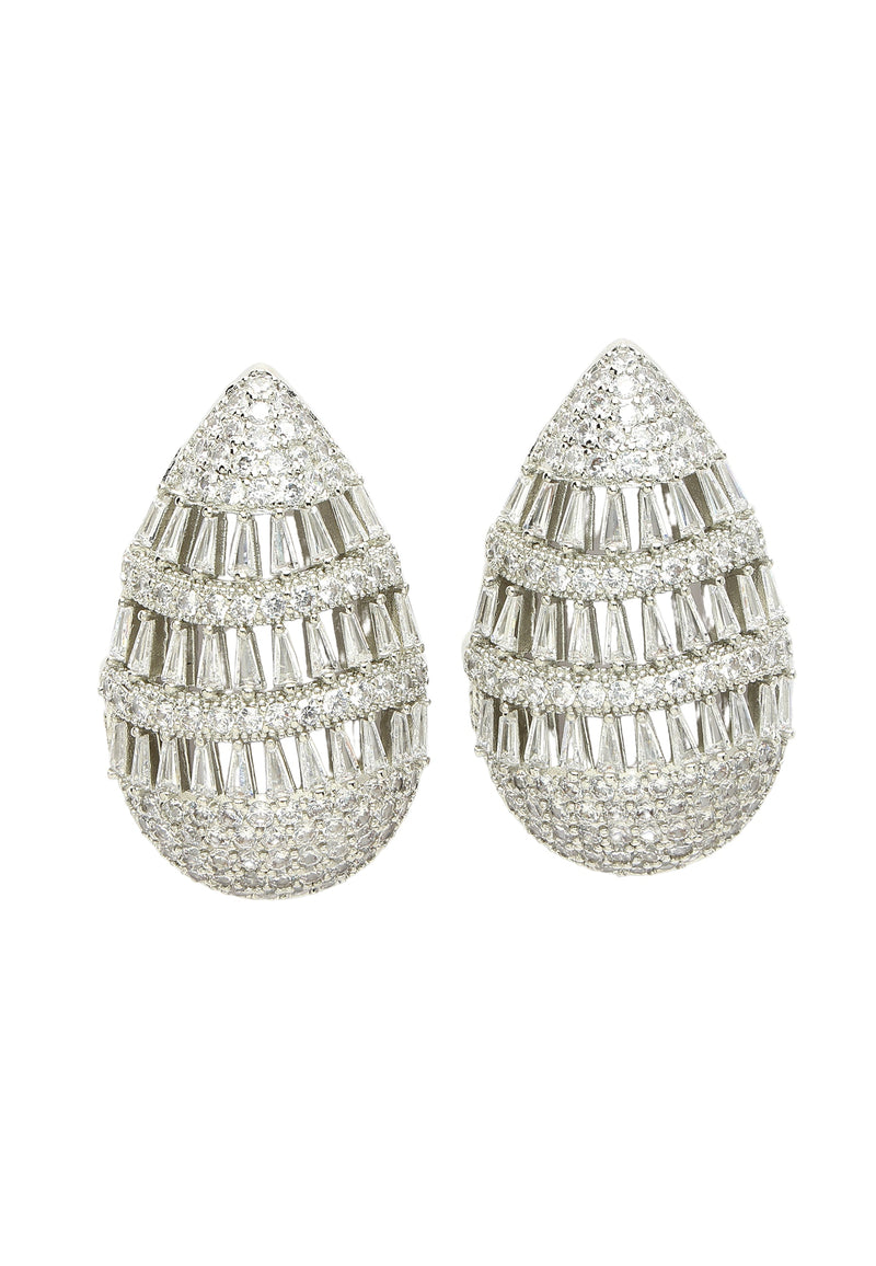 Classy Hollow Designer Zirconia Drops