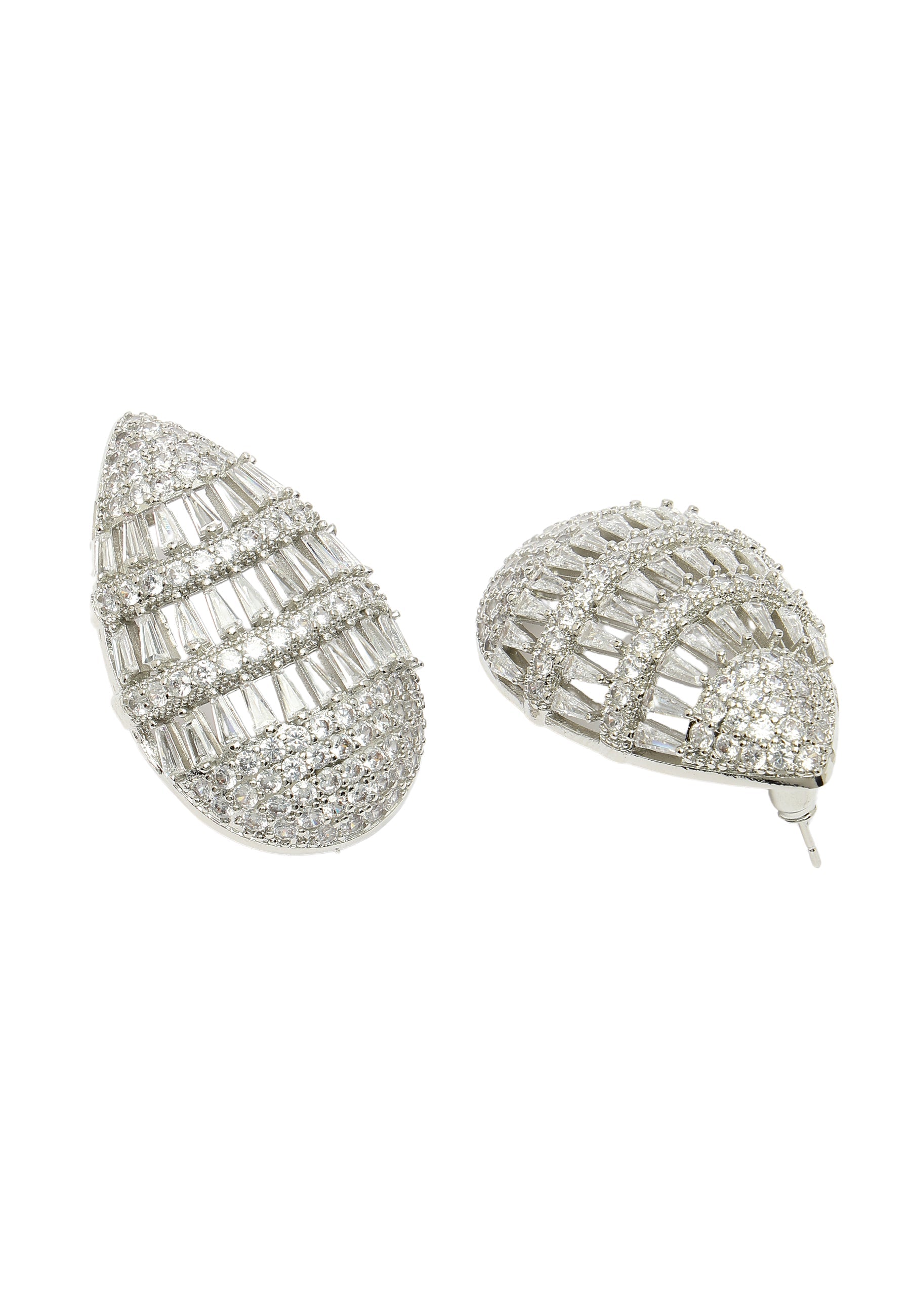 Classy Hollow Designer Zirconia Drops