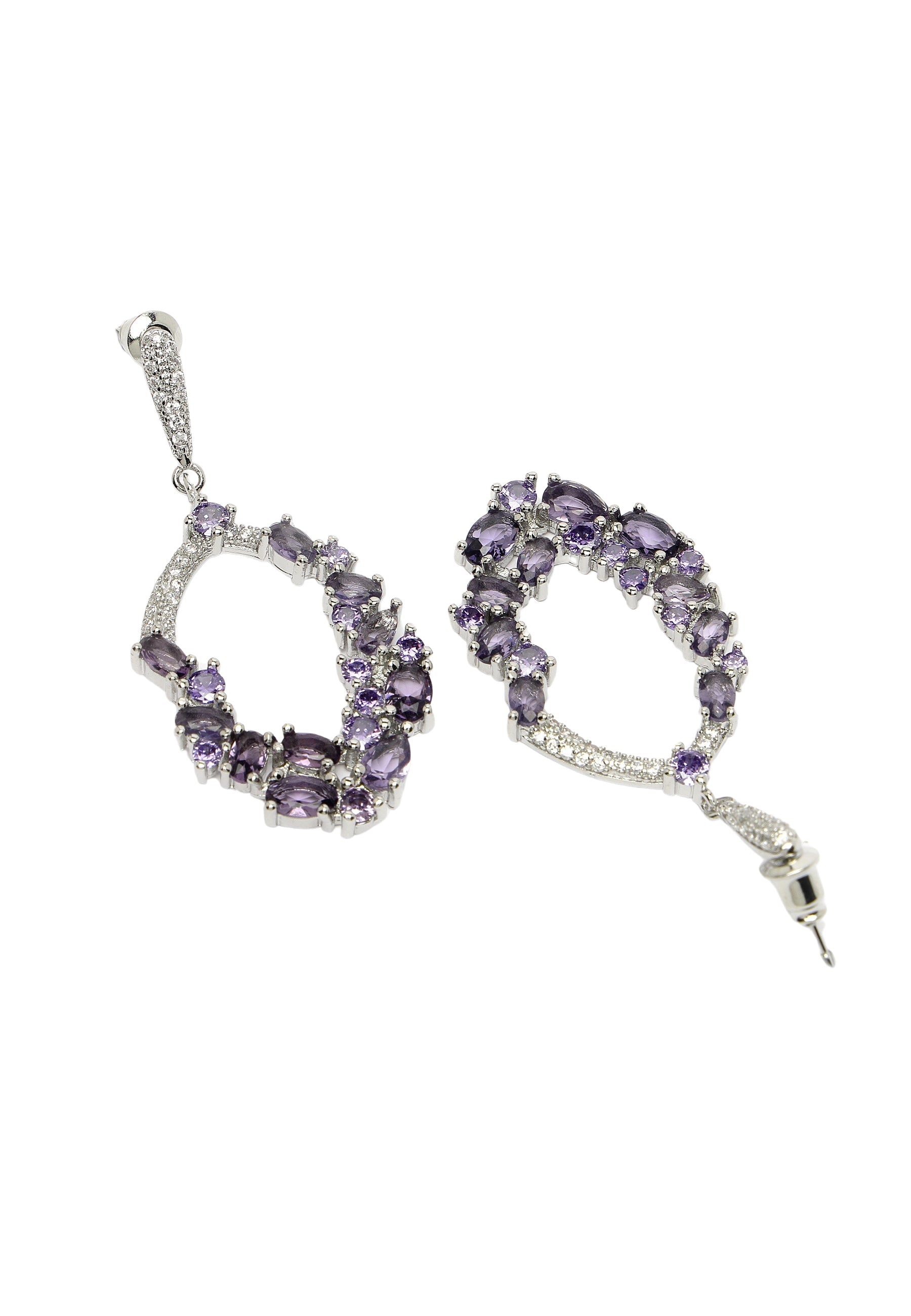 Dainty Cubic Zirconia Drop Earrings