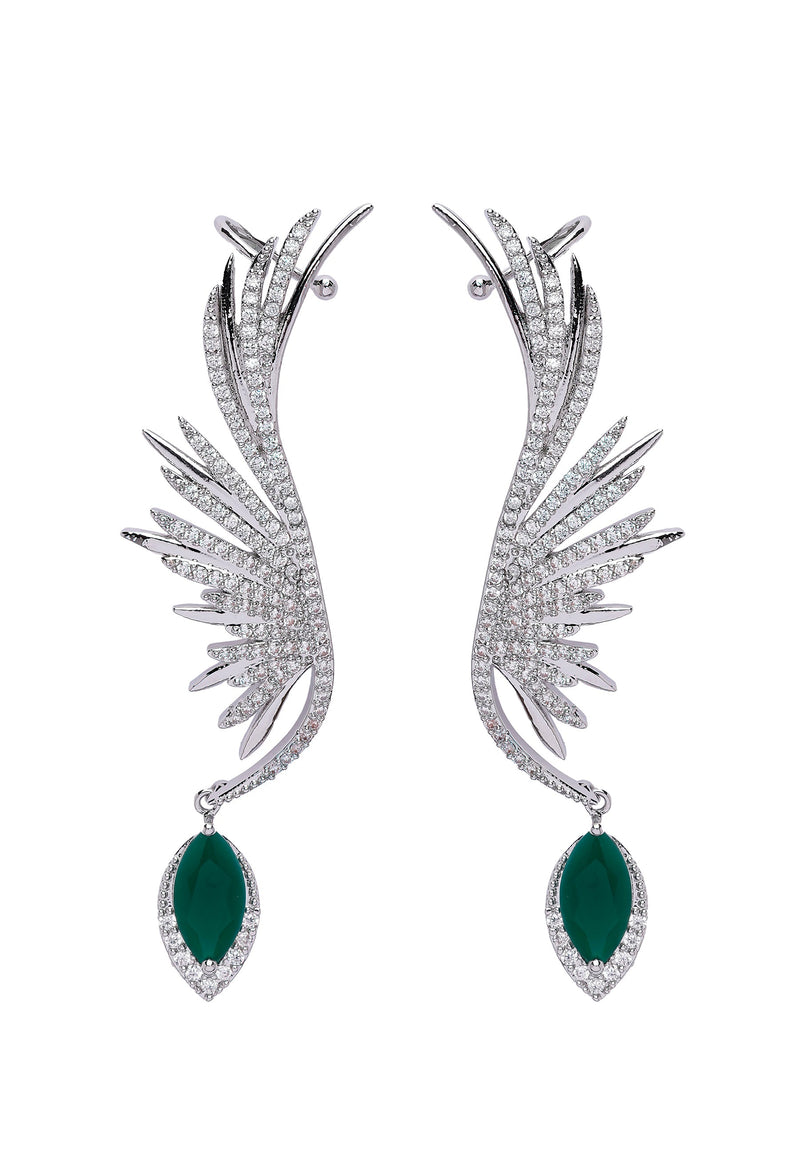 Diva Feather-Shaped Ear Cuff