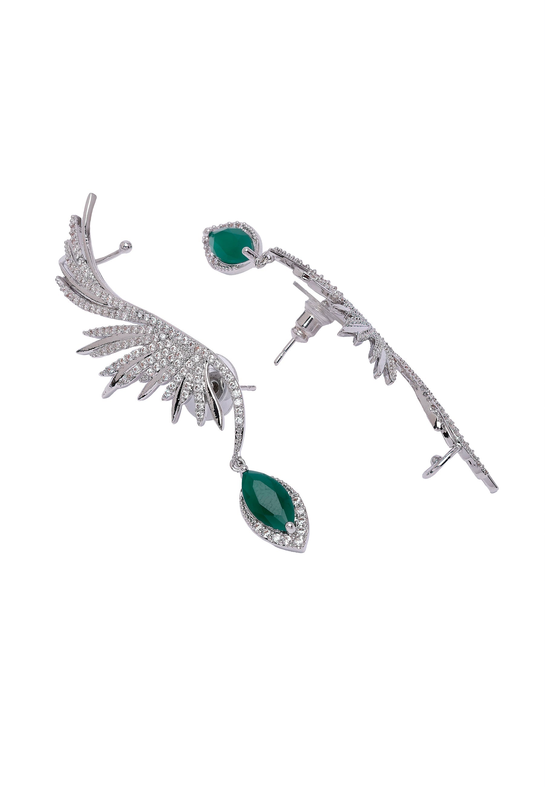 Diva Feather-Shaped Ear Cuff