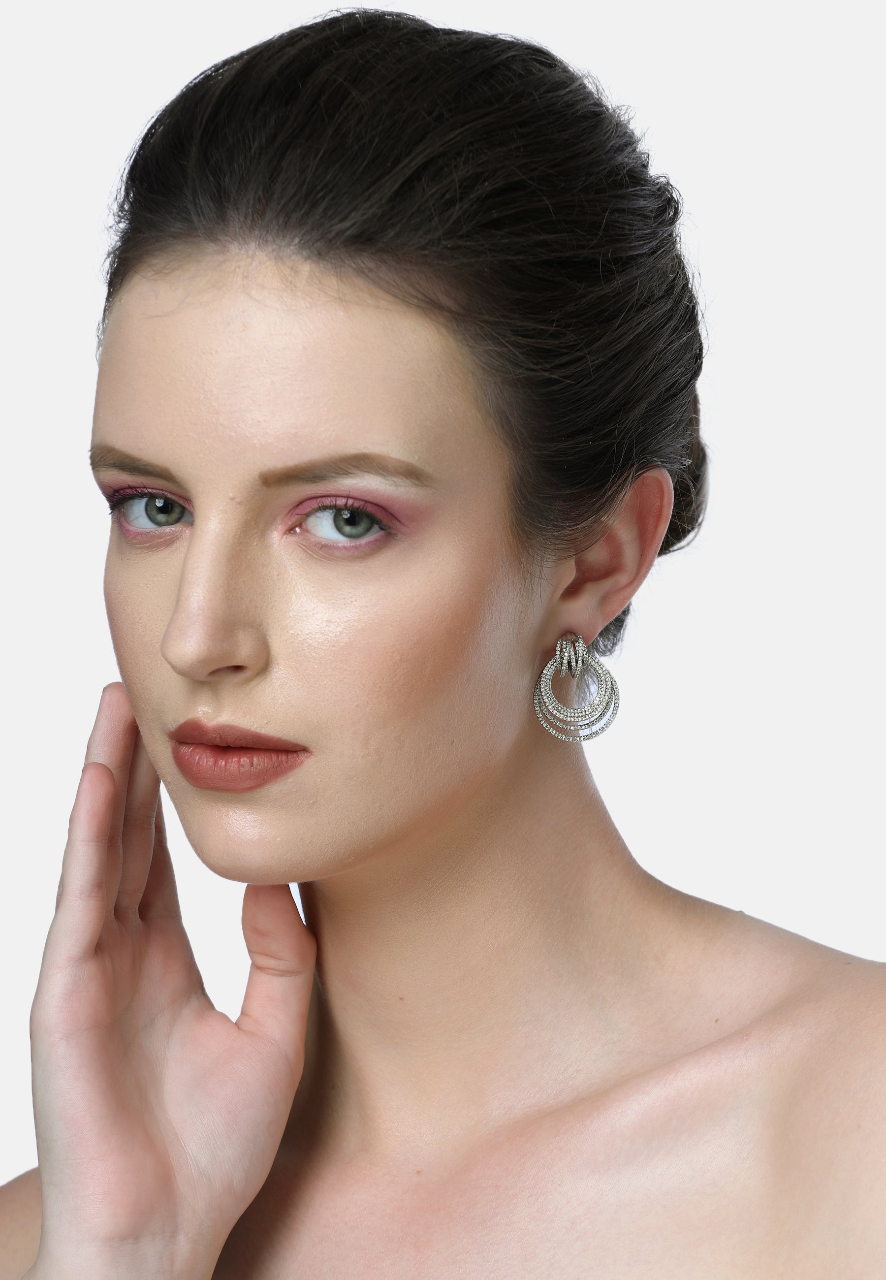 Diva Triple Layered Hoop Earrings