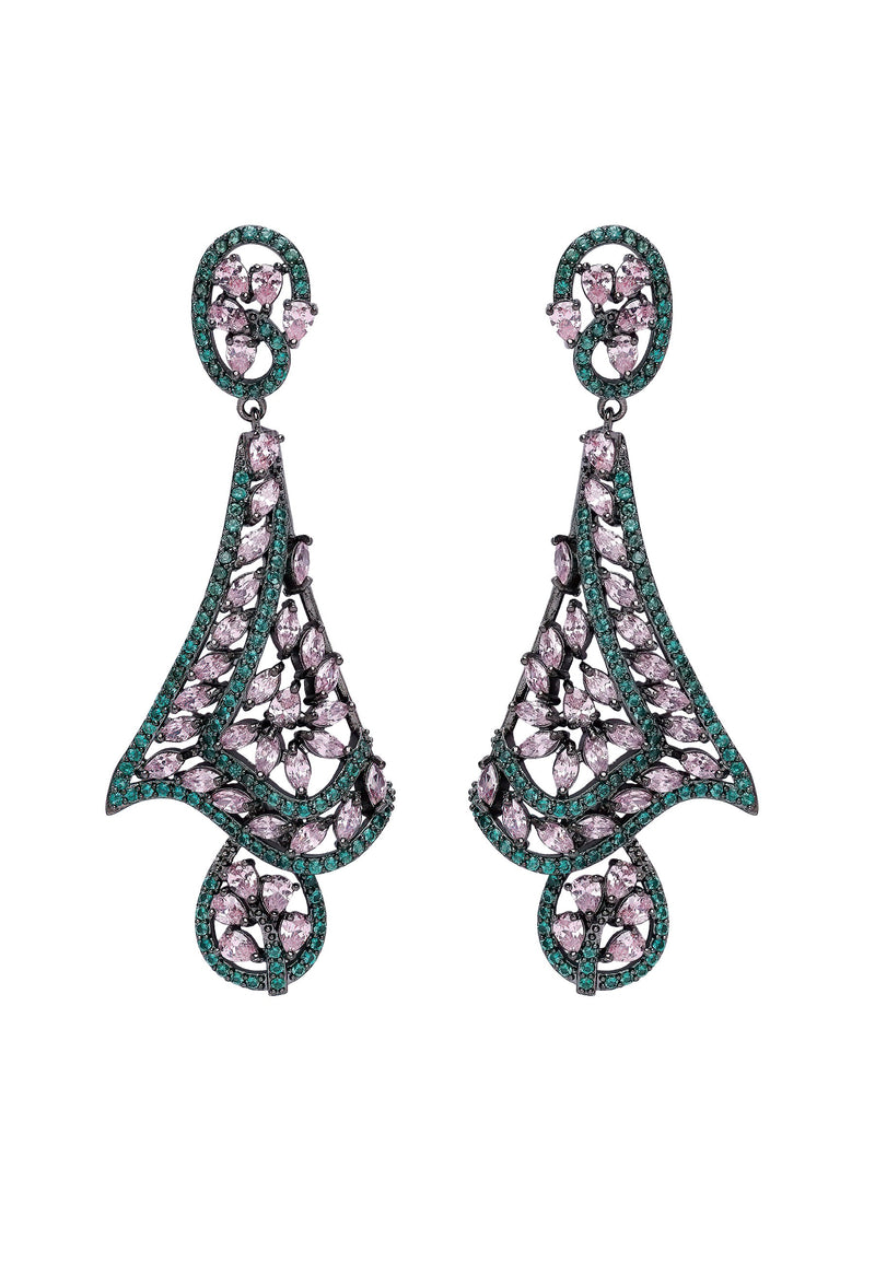 Boucles d'oreilles pendantes Diva Vintage