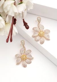 Diva Floral Drop Earrings