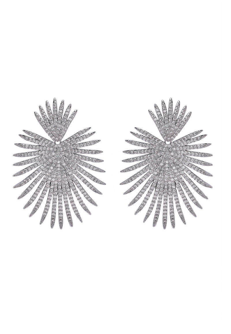 Boucles d'oreilles pendantes scintillantes Diva