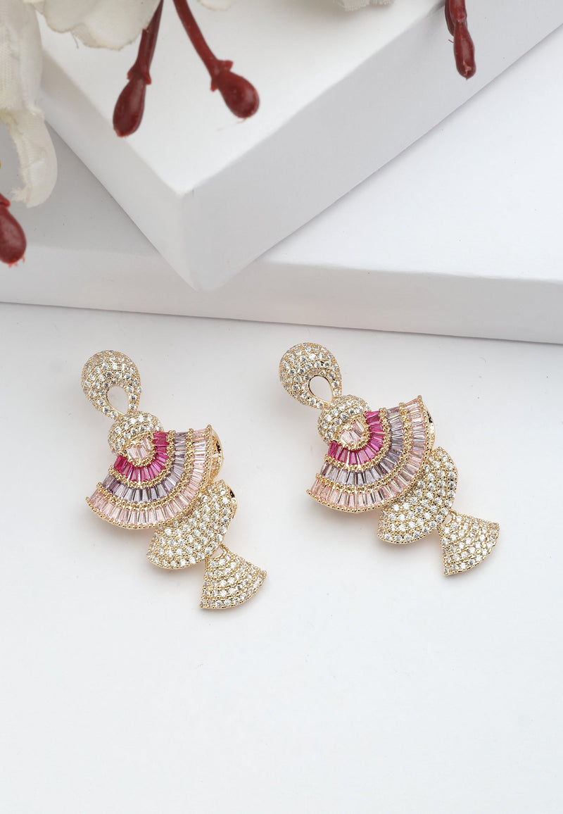 Boucles d'oreilles cascade de luxe Diva