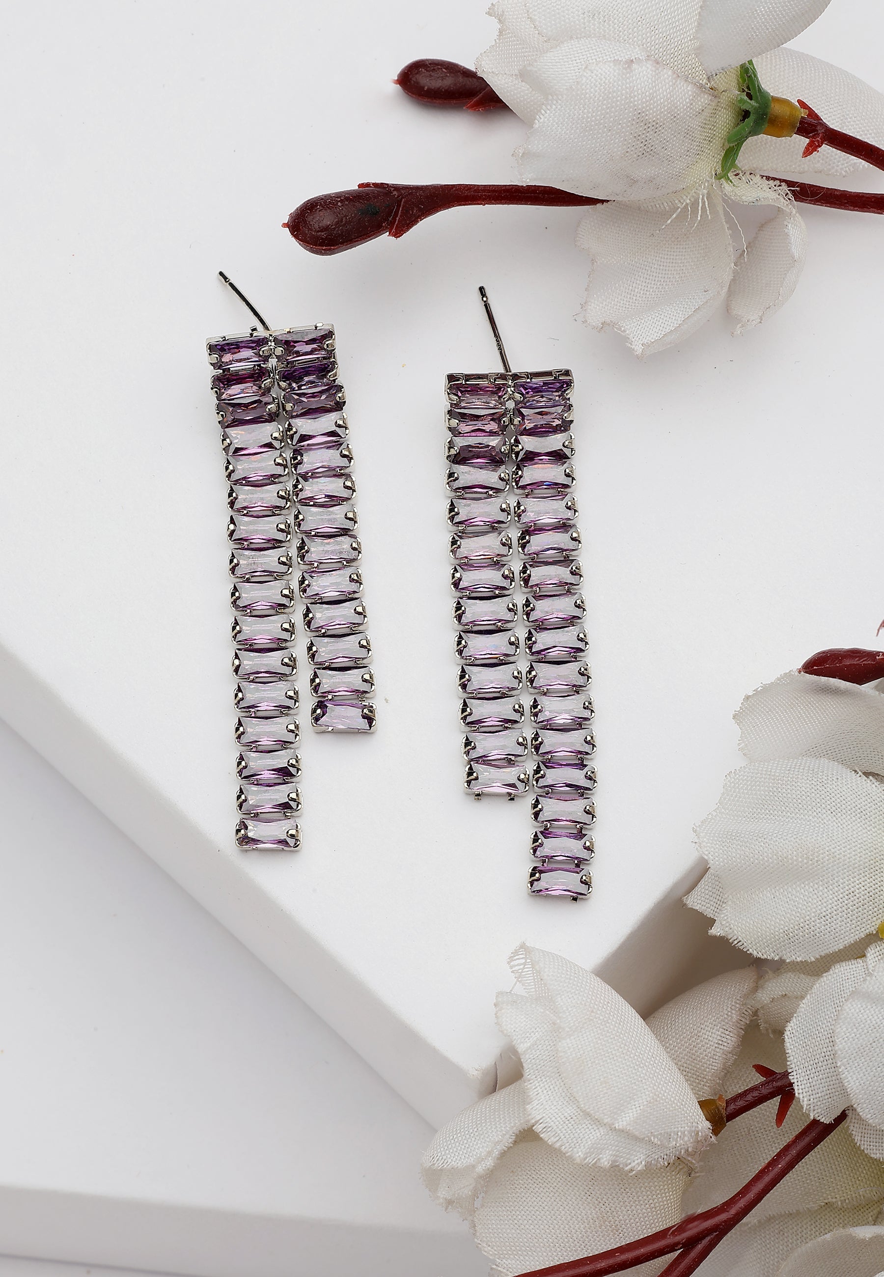 Diva Asymmetric Dangler Earrings