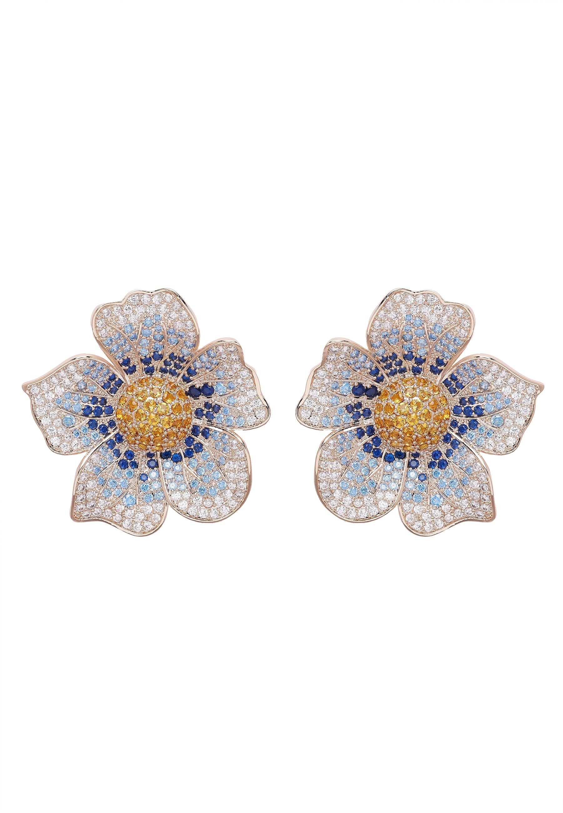 Diva Floral Stud Earrings