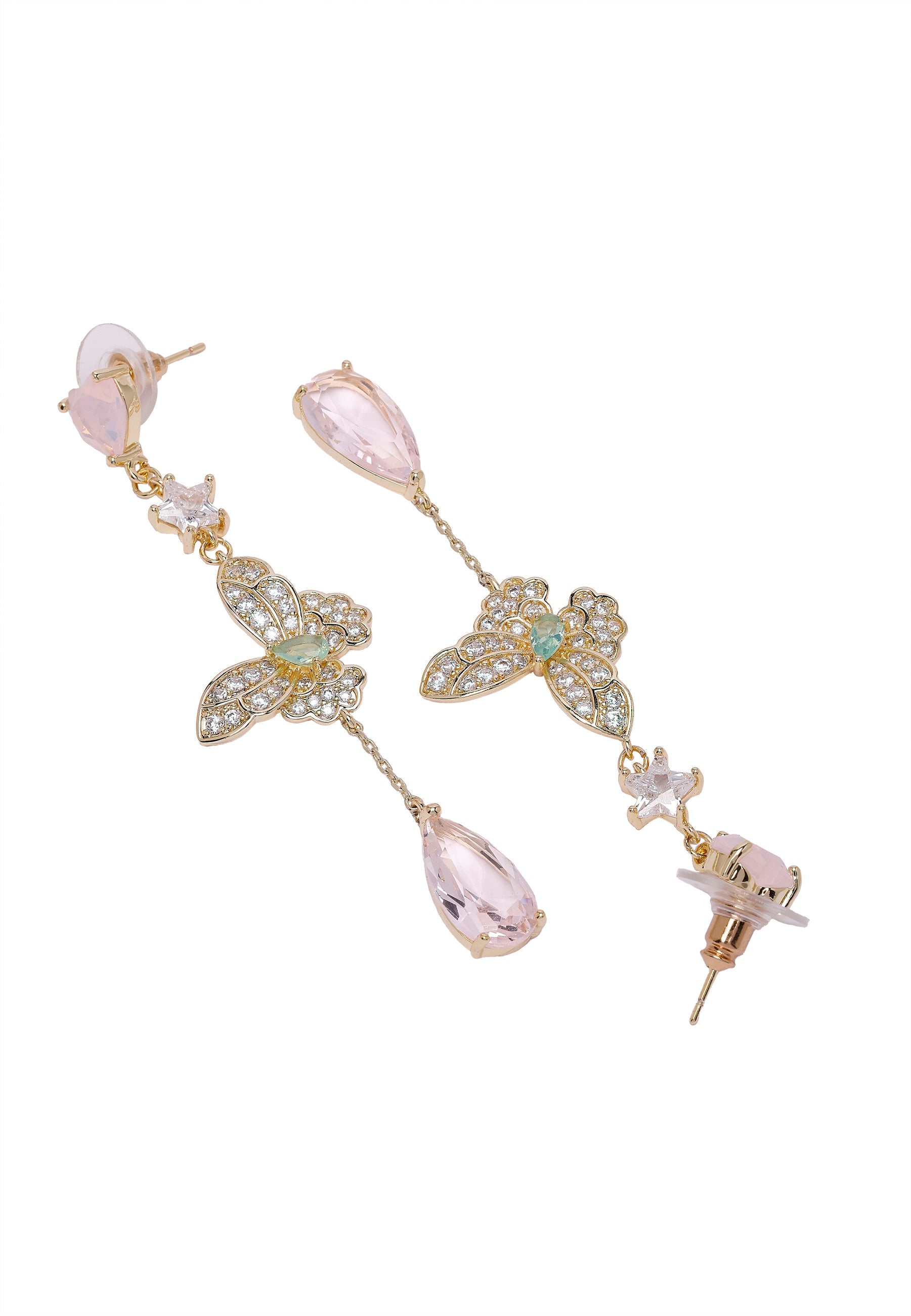 Diva Butterfly Drop Earrings