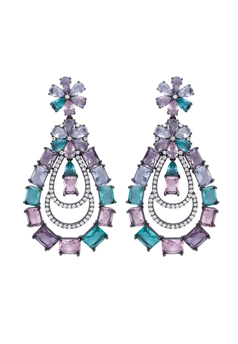 Boucles d'oreilles pendantes Diva Luxury