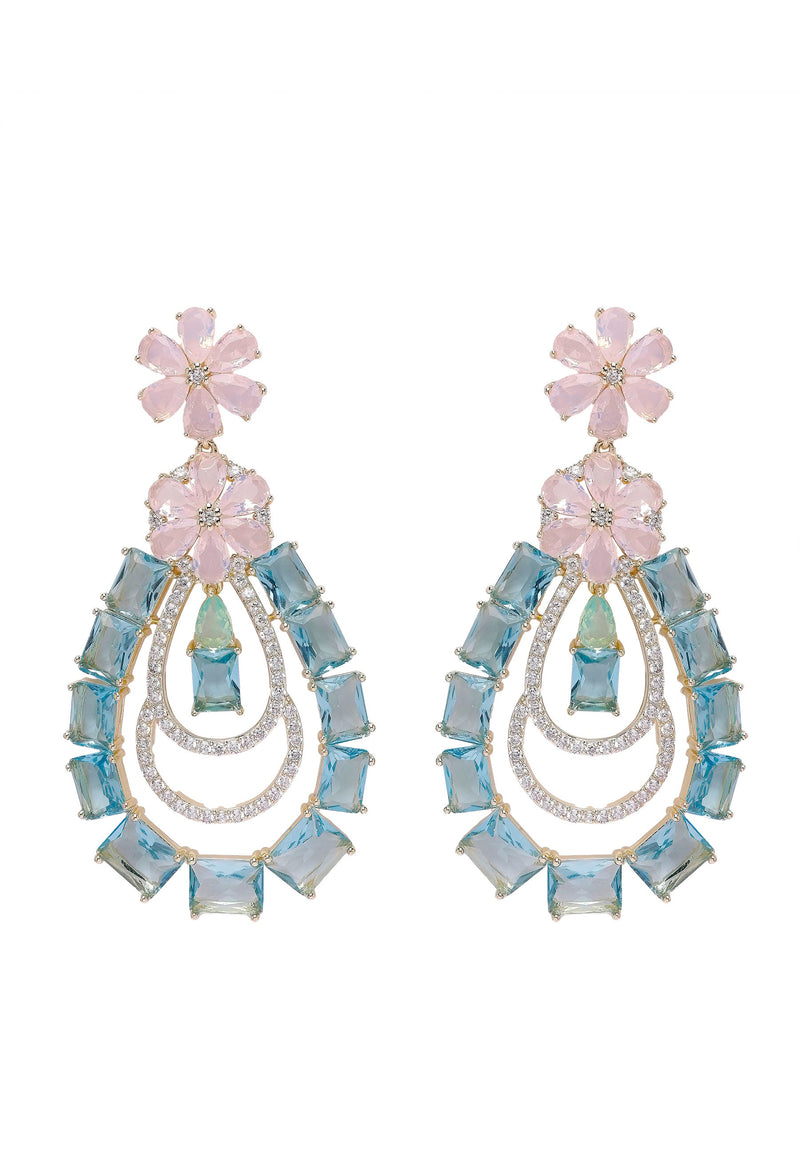 Boucles d'oreilles pendantes Diva Luxury