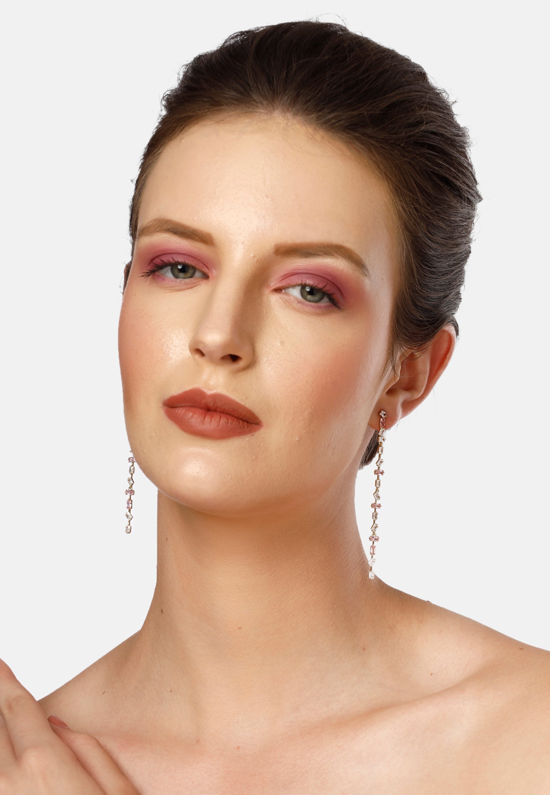 Boucles d'oreilles longues fantaisie Diva