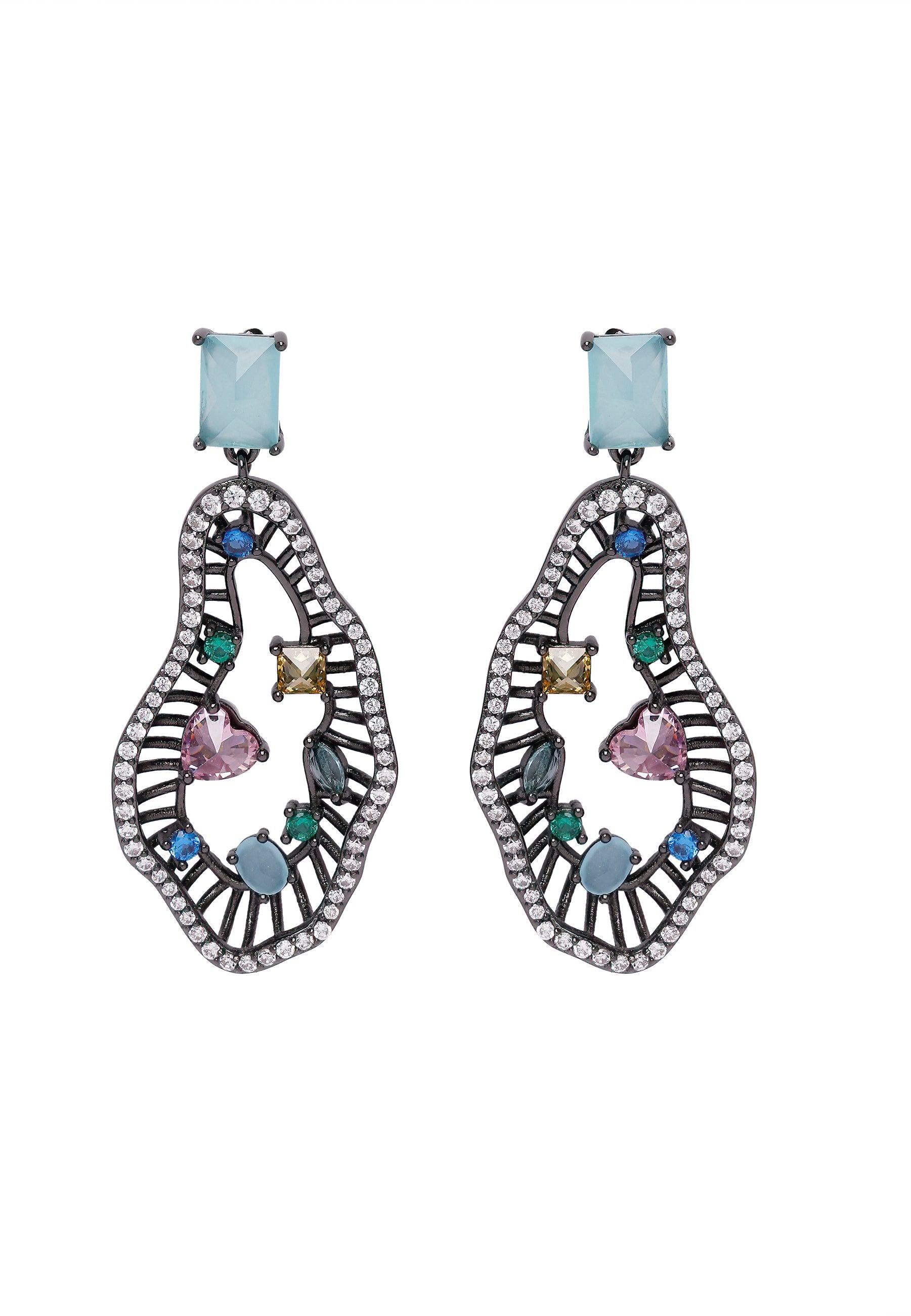 Diva Hollow Dangle Earrings