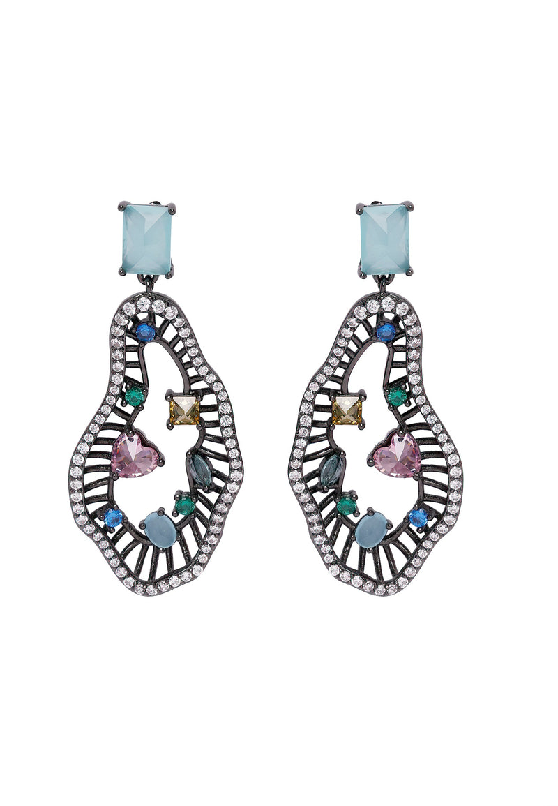 Boucles d'oreilles pendantes Diva Hollow