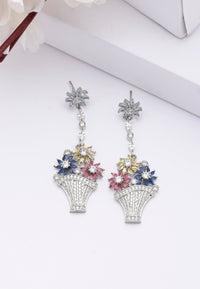 Diva Cute Bouquet Drop Earrings