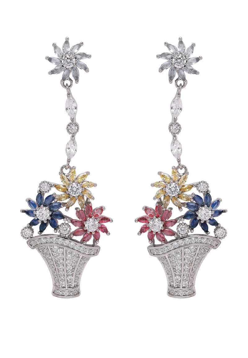 Diva Cute Bouquet Drop Earrings